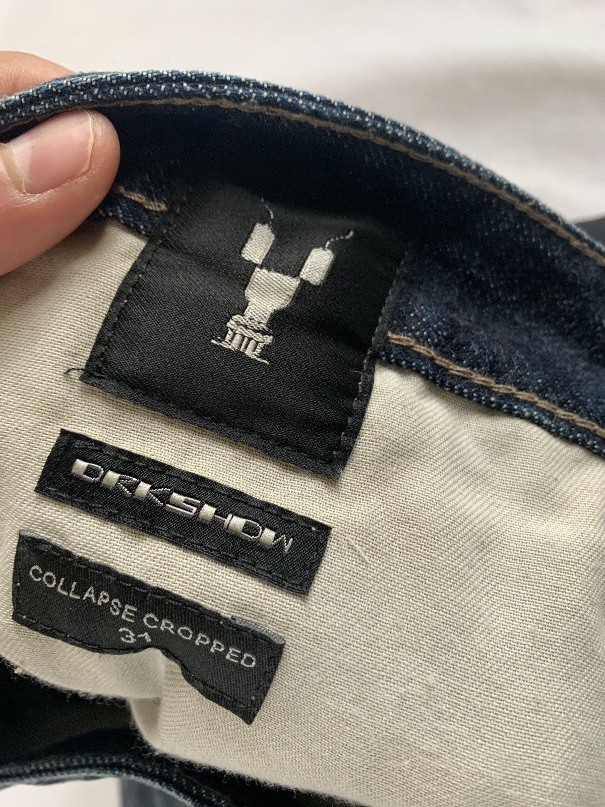 Rick Owens Drkshdw Combo Collapse Denim in Hustler Size US 31 - 9 Thumbnail