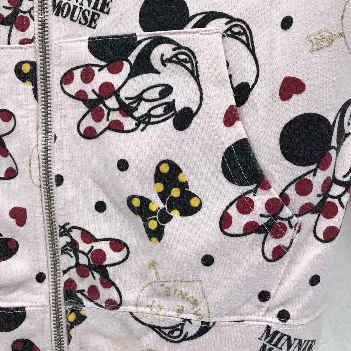 Cartoon Network × Disney × Mickey Mouse Vintage Minie Mouse Sweatshirt Hoodies Minie Full Print Size S / US 4 / IT 40 - 8 Thumbnail