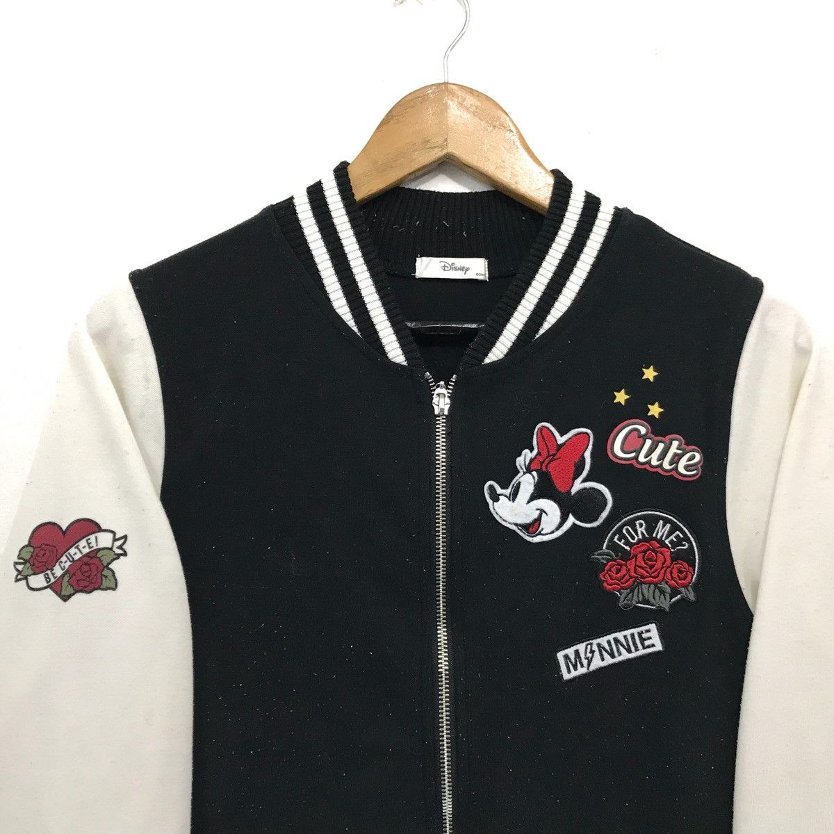 Disney × Mickey Mouse Vintage Minnie Mouse VarsityJacket Embroidery MinnieCartoon Size US S / EU 44-46 / 1 - 4 Thumbnail
