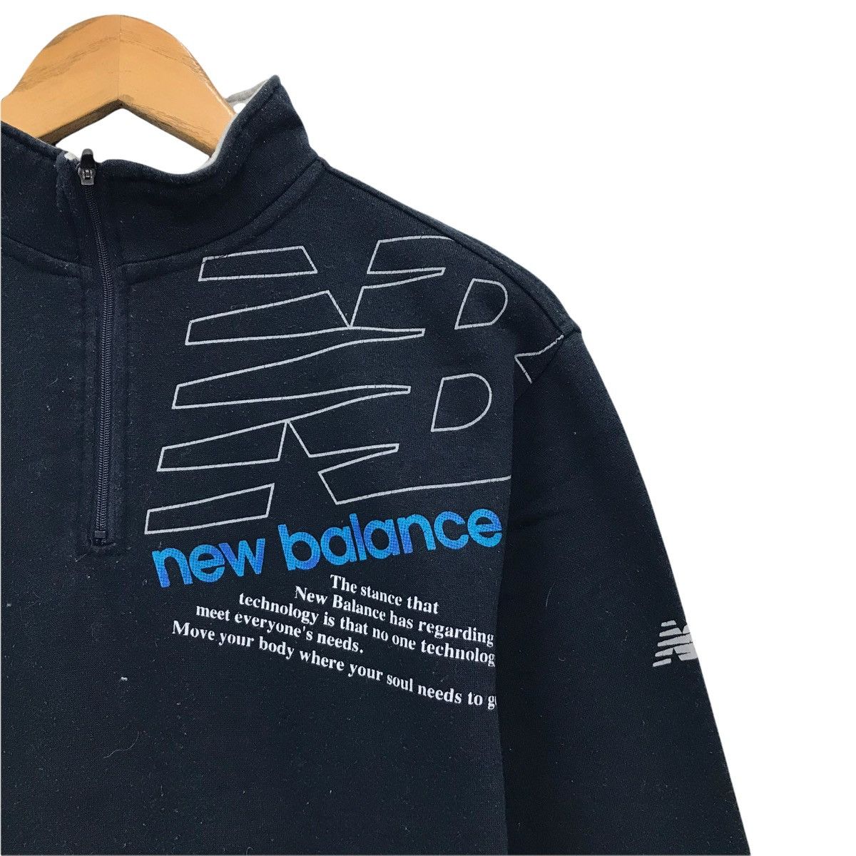 New Balance × Vintage Vintage New Balance Big Logo Sweatshirt Size US M / EU 48-50 / 2 - 3 Thumbnail
