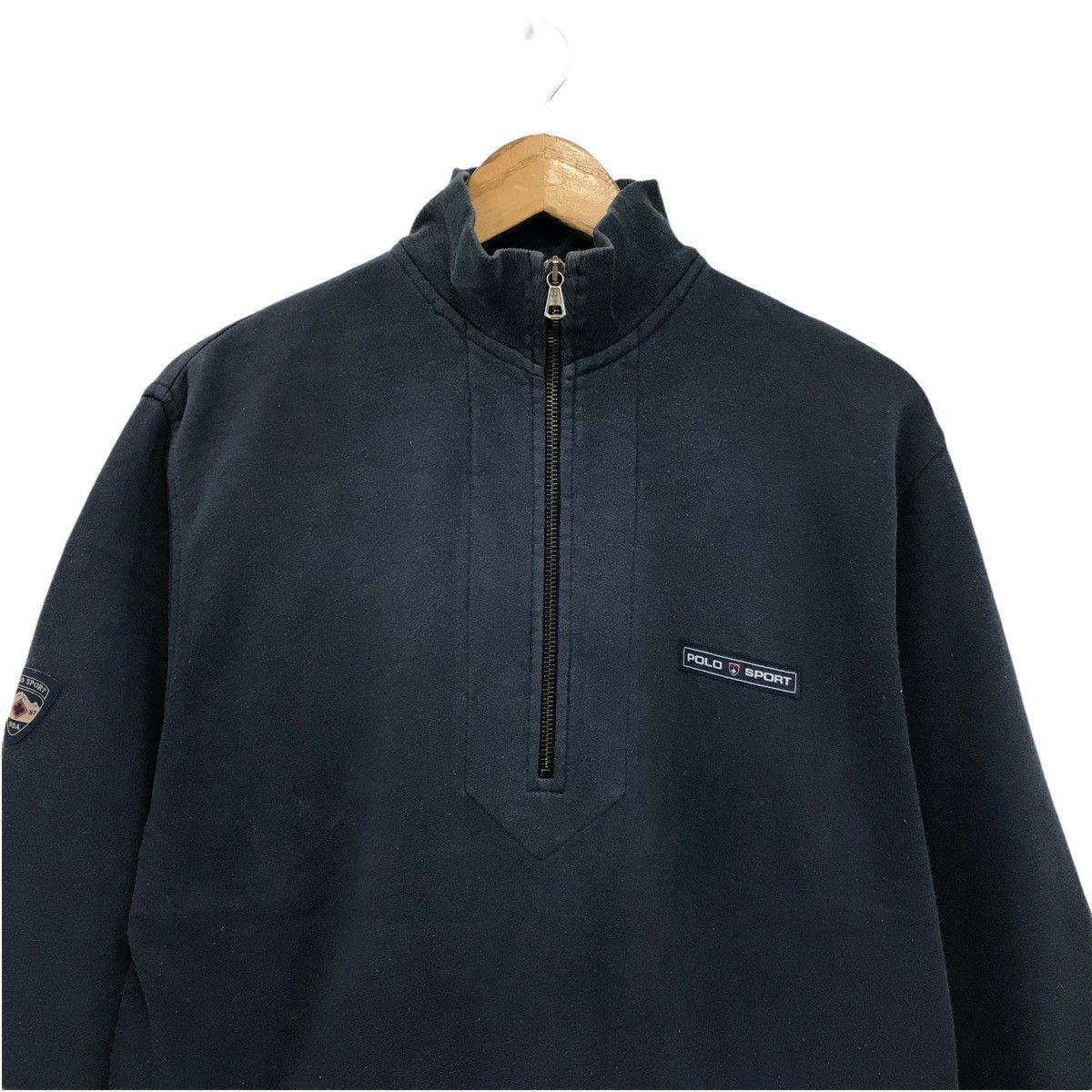 Polo Ralph Lauren × Ralph Lauren Sport × Vintage Vintage Polo Sport Ralph Lauren HalfZip Sweatshirt Size US M / EU 48-50 / 2 - 3 Thumbnail