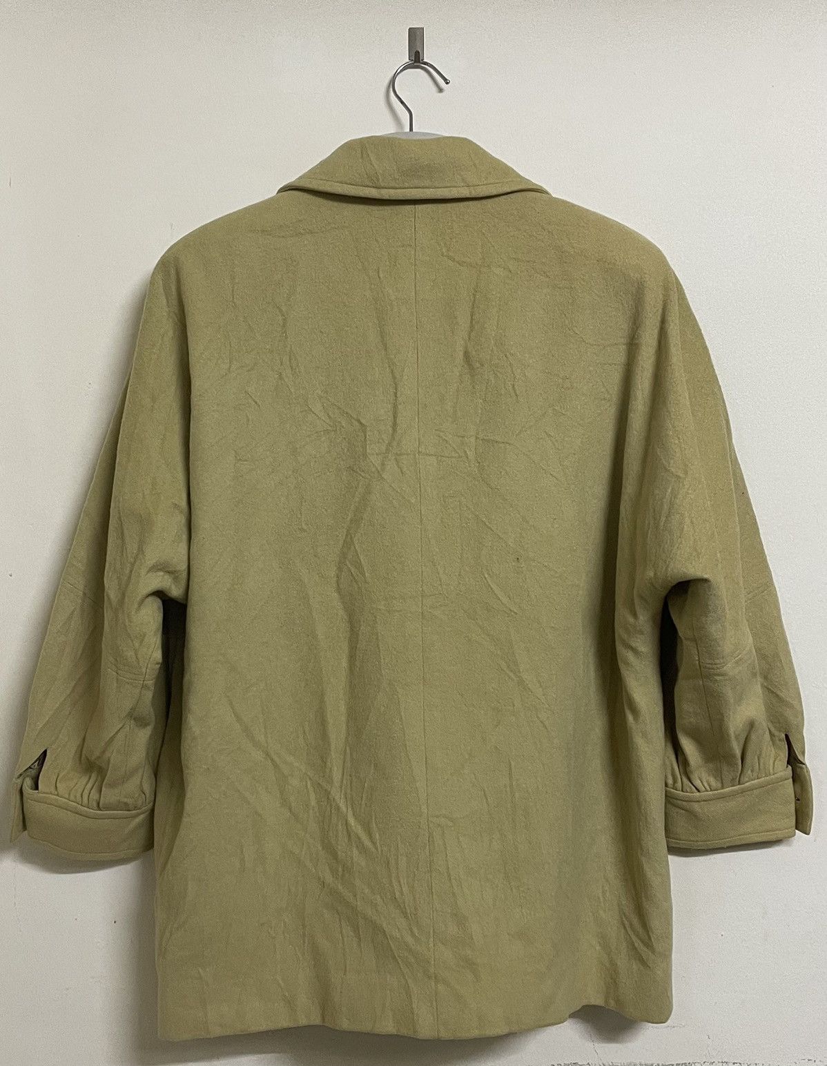 Balenciaga × Vintage VINTAGE BALENCIAGA WOOL COAT Size US XXL / EU 58 / 5 - 2 Thumbnail