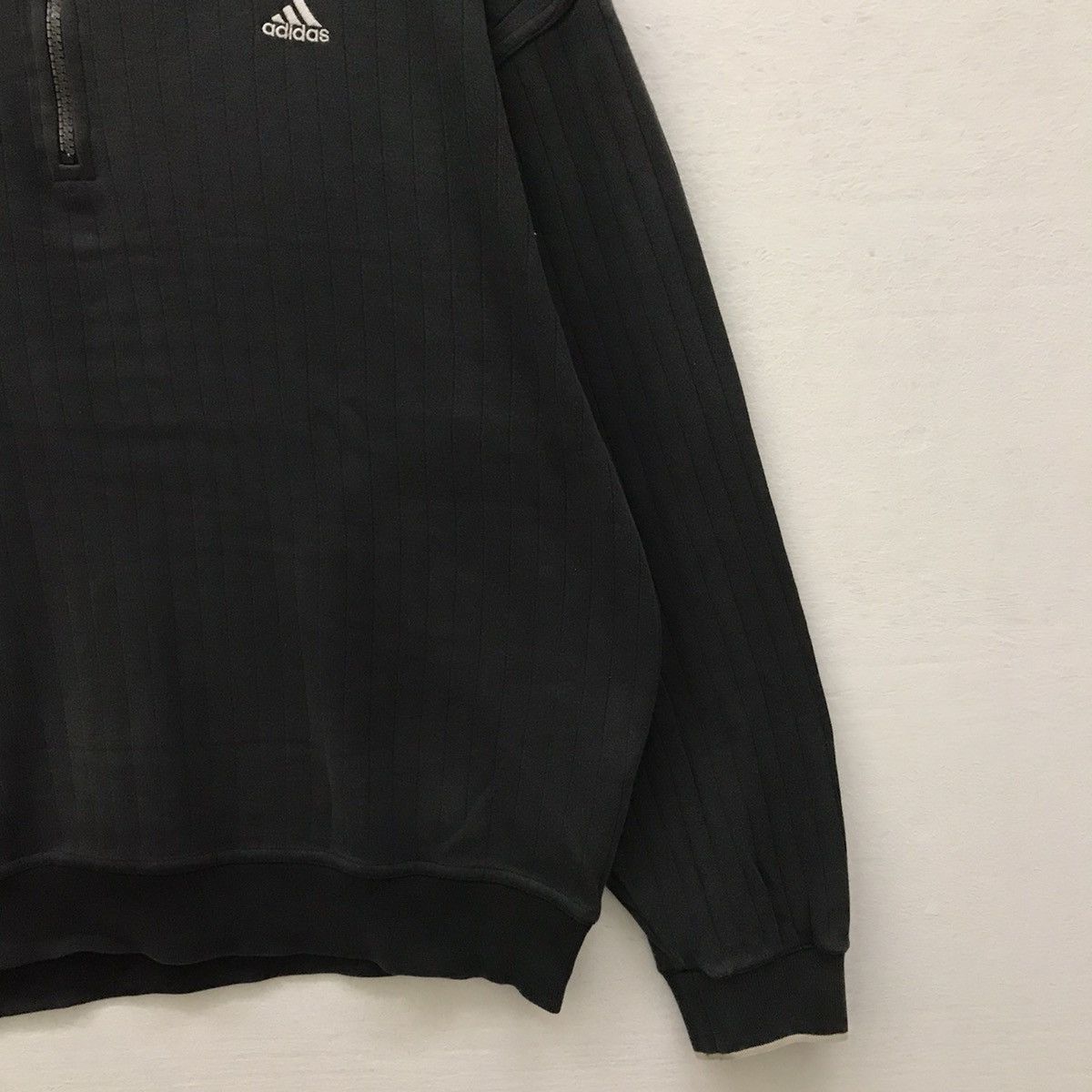 Adidas × Vintage Adidas Sweatshirt Half zip Small logo Adidas Trefoils Size US M / EU 48-50 / 2 - 3 Thumbnail