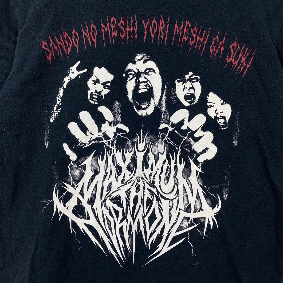 Japanese Brand HARAPECORE MAXIMUM The HORMONE Print Japanese Band Black Size US S / EU 44-46 / 1 - 5 Thumbnail