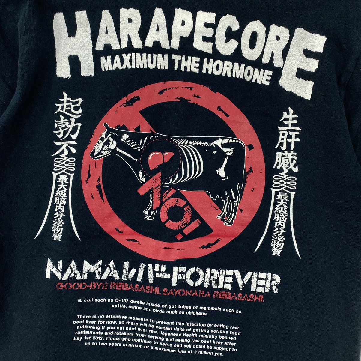 Japanese Brand HARAPECORE MAXIMUM The HORMONE Print Japanese Band Black Size US S / EU 44-46 / 1 - 2 Thumbnail