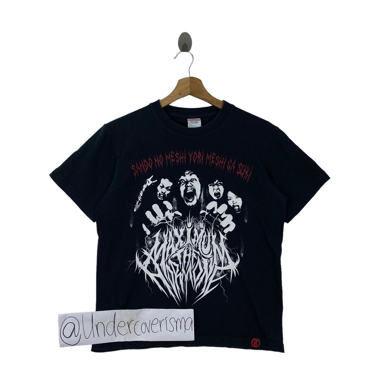 Japanese Brand HARAPECORE MAXIMUM The HORMONE Print Japanese Band Black Size US S / EU 44-46 / 1 - 3 Thumbnail
