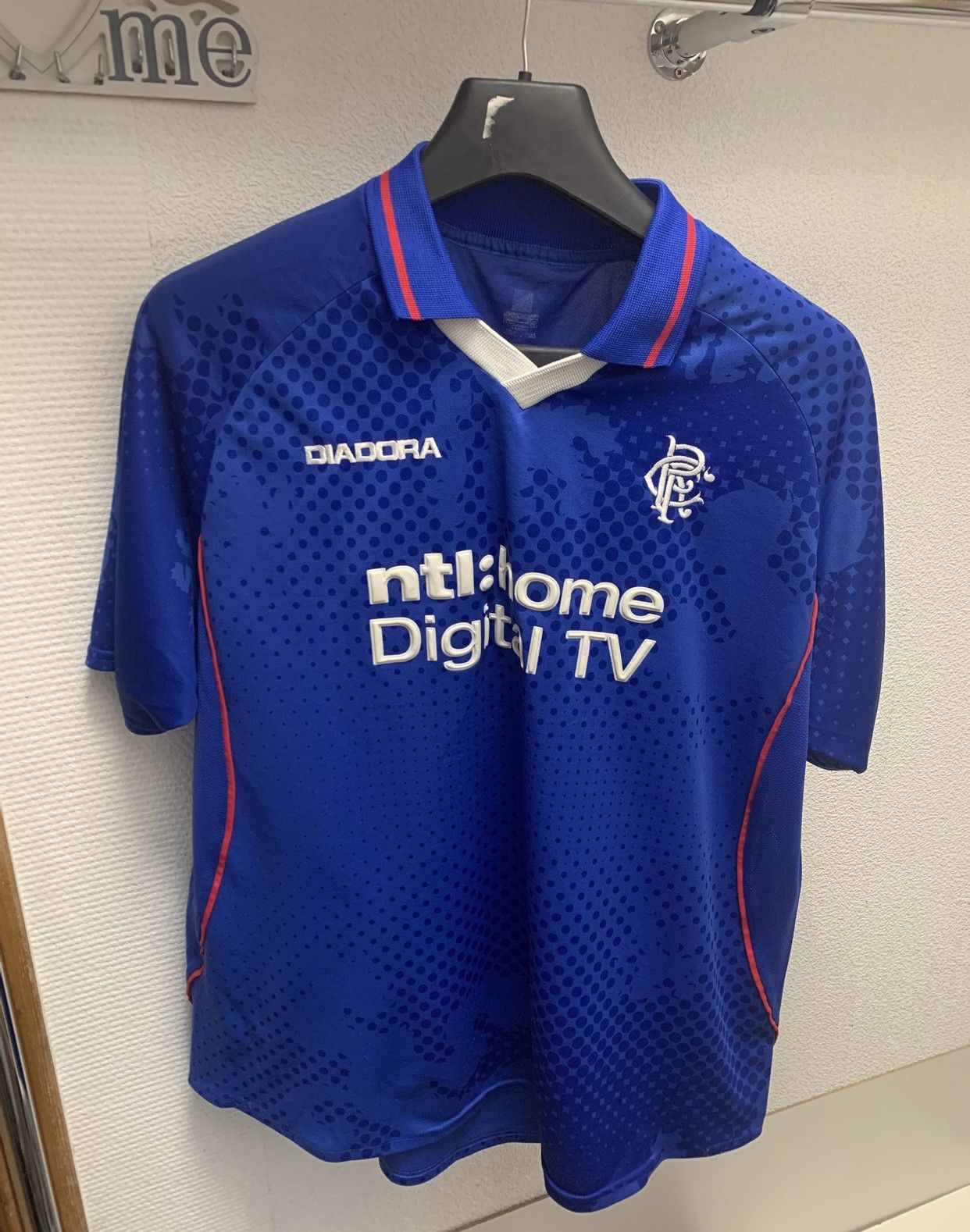 Diadora Rangers 2002-2003 vintage soccer jersey L-Xl size diadora Size US XL / EU 56 / 4 - 1 Thumbnail