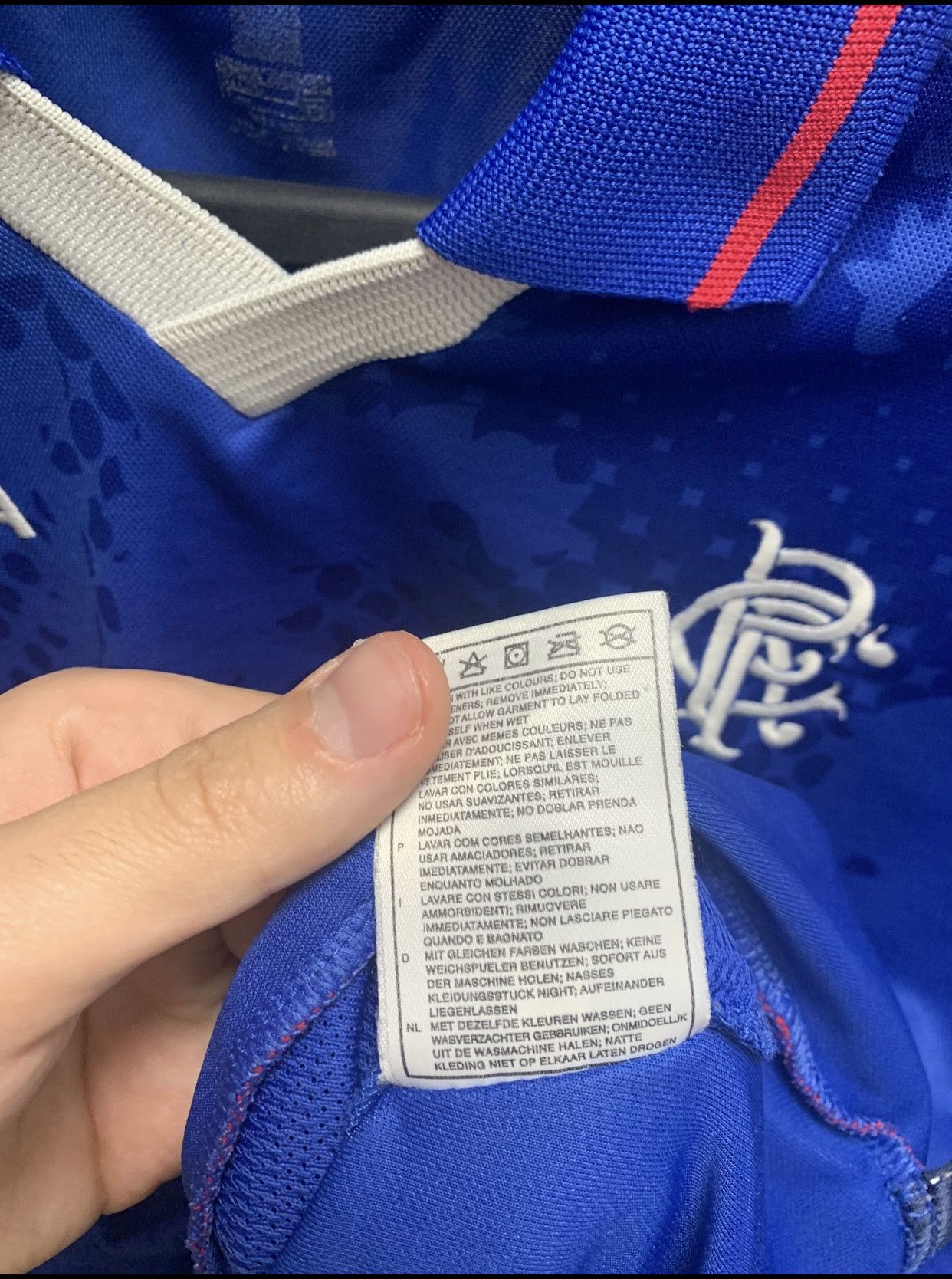 Diadora Rangers 2002-2003 vintage soccer jersey L-Xl size diadora Size US XL / EU 56 / 4 - 5 Thumbnail