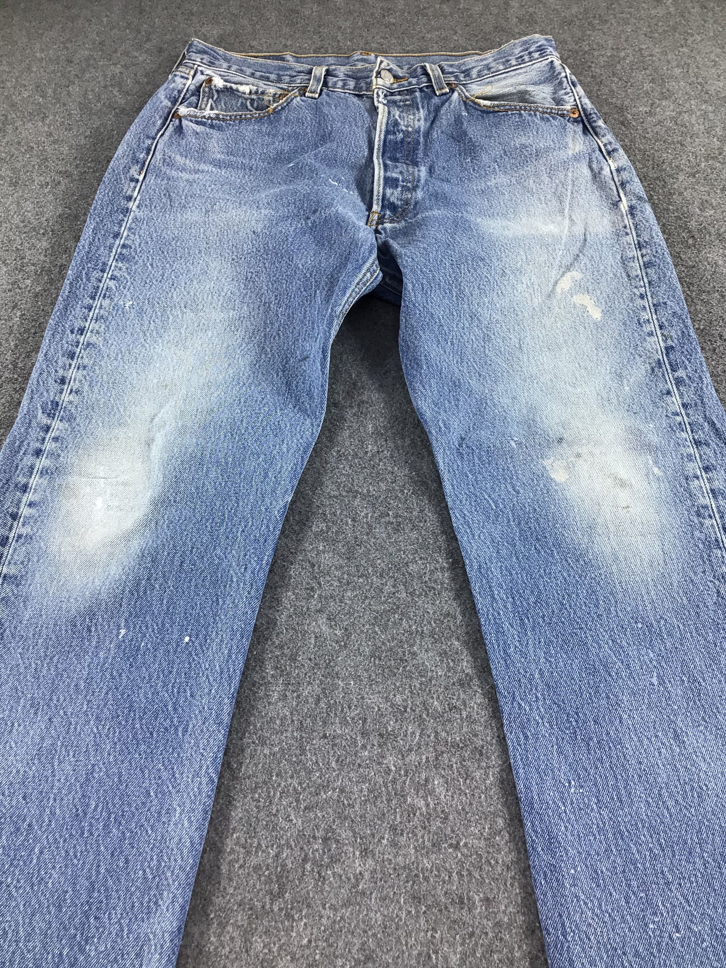 Levi's × Vintage Stone Wash Vintage Levis 501 Jeans -J349 Size US 31 - 3 Thumbnail