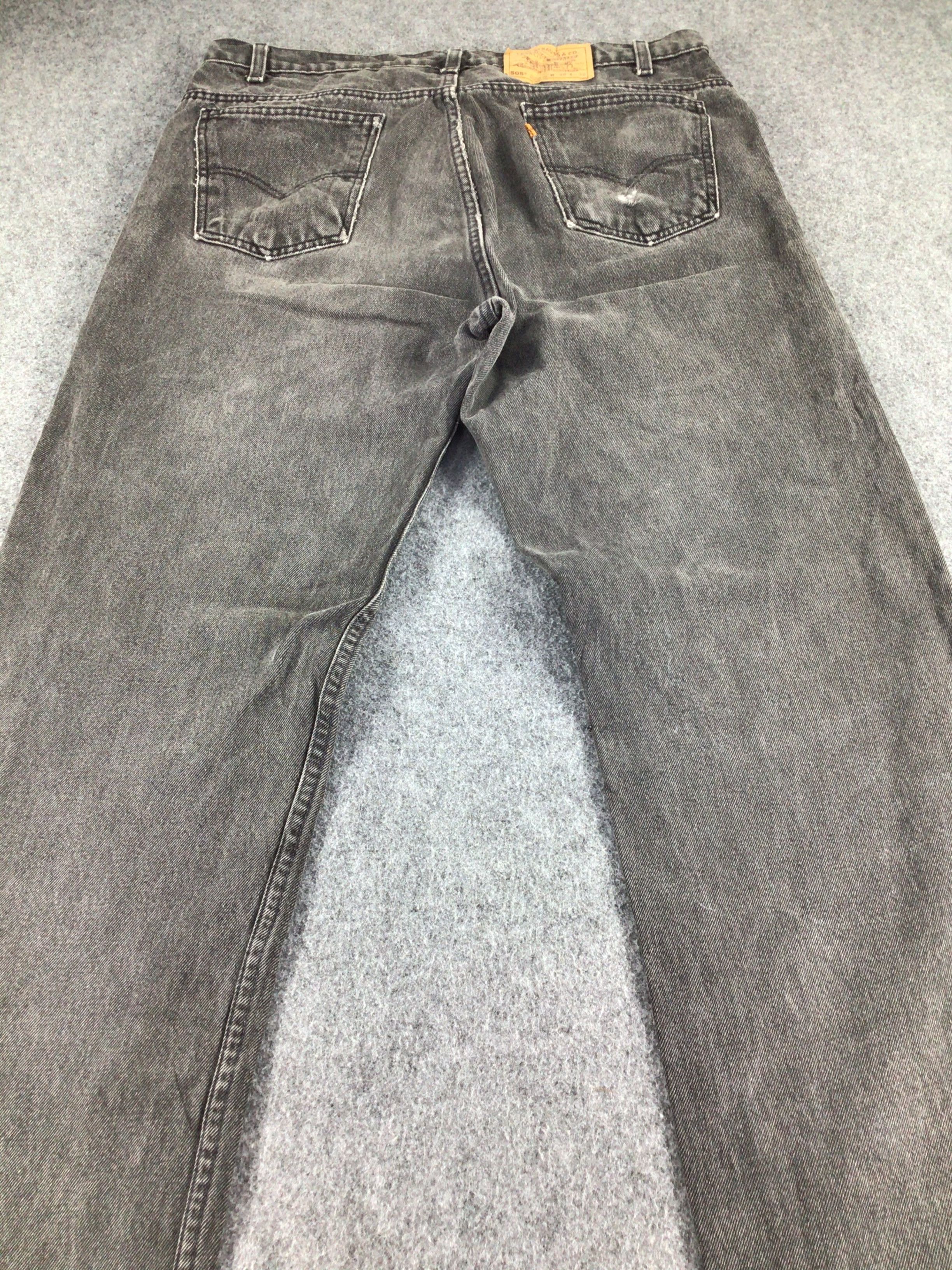 Levi's × Vintage Vintage Levis 505 Orange Tab Jeans-J356 Size US 36 / EU 52 - 4 Thumbnail