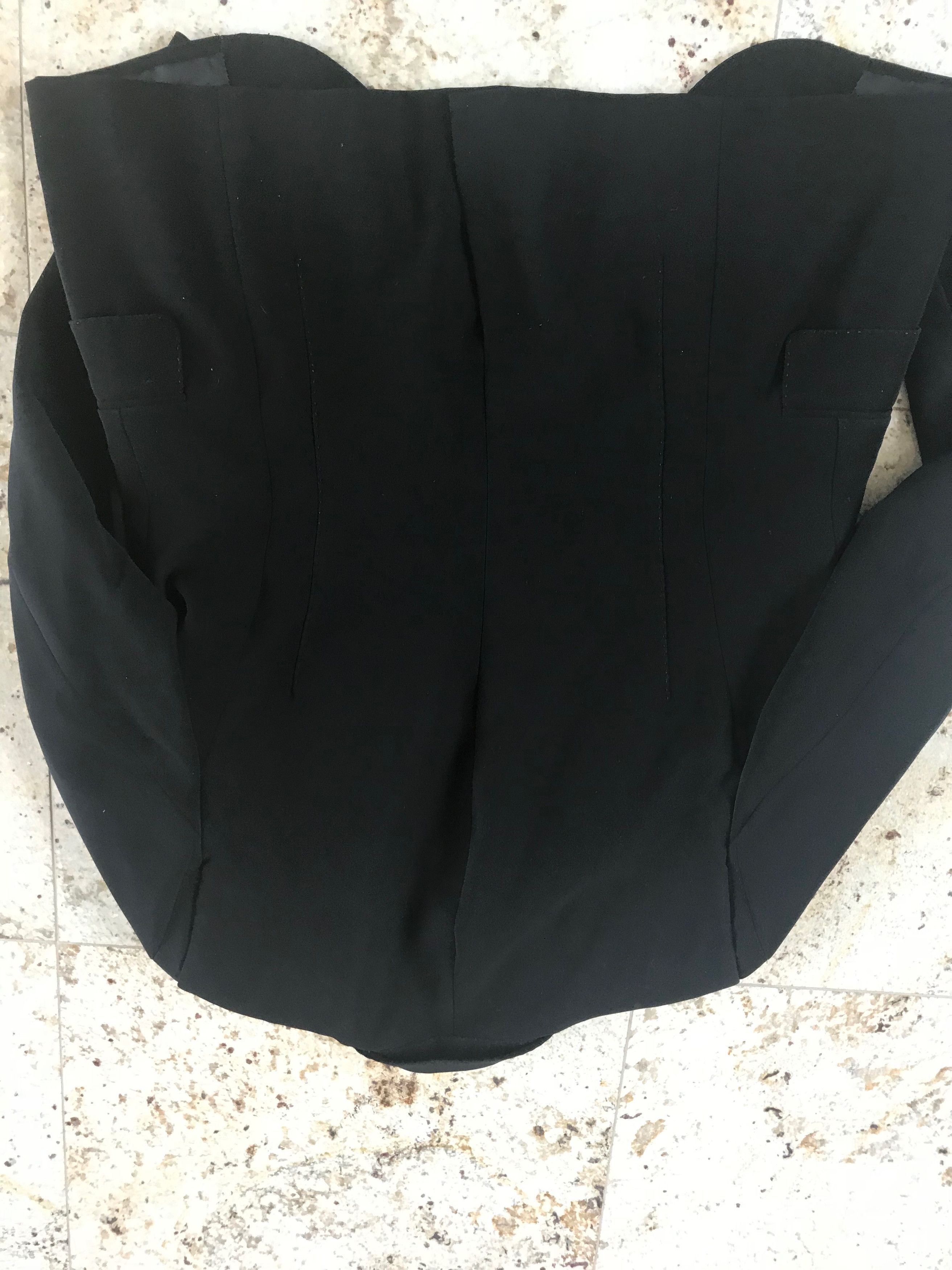 Lanvin Matte Black Runway Racer Blazer Size US M / EU 48-50 / 2 - 15 Thumbnail