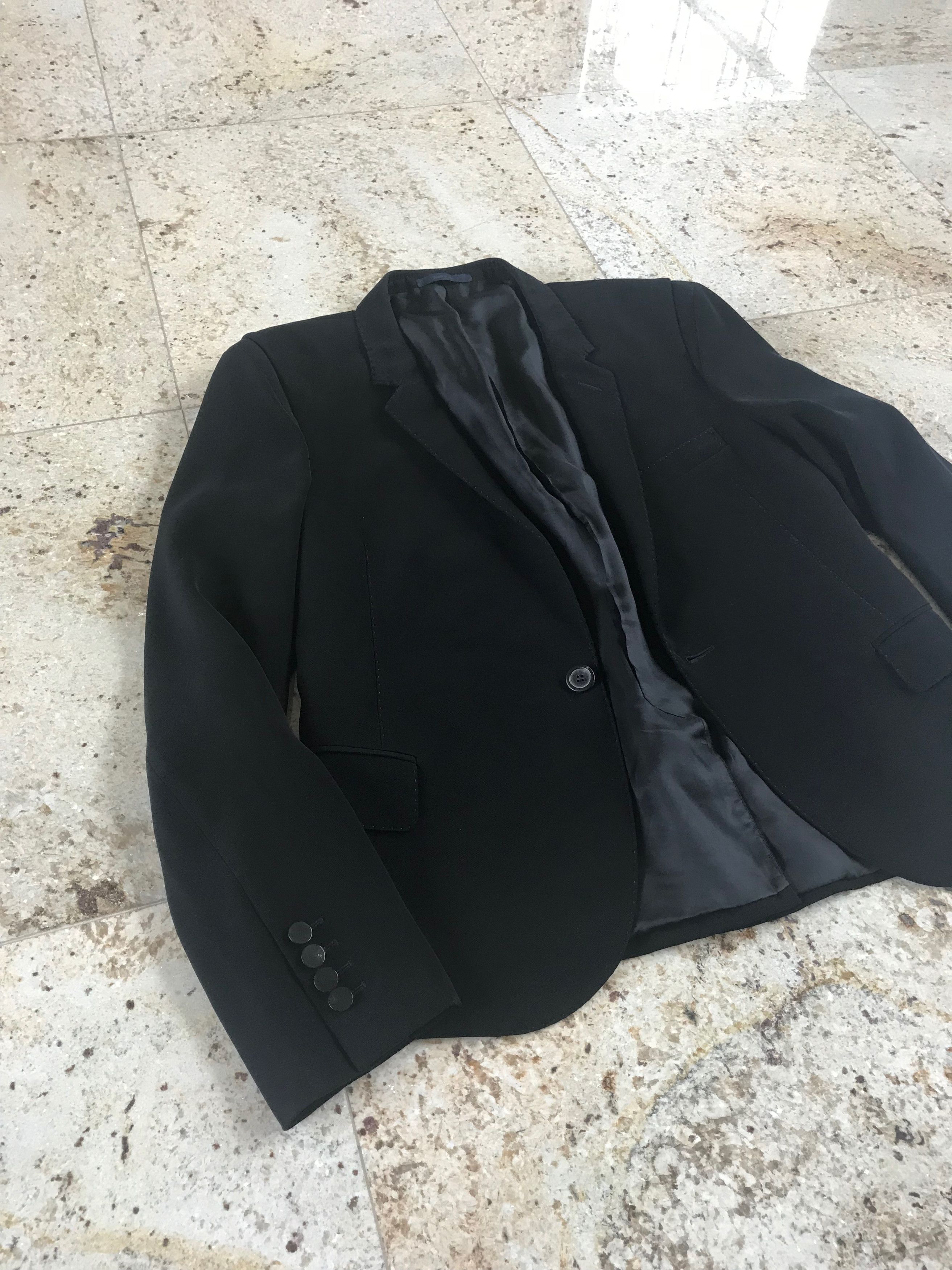 Lanvin Matte Black Runway Racer Blazer Size US M / EU 48-50 / 2 - 12 Thumbnail