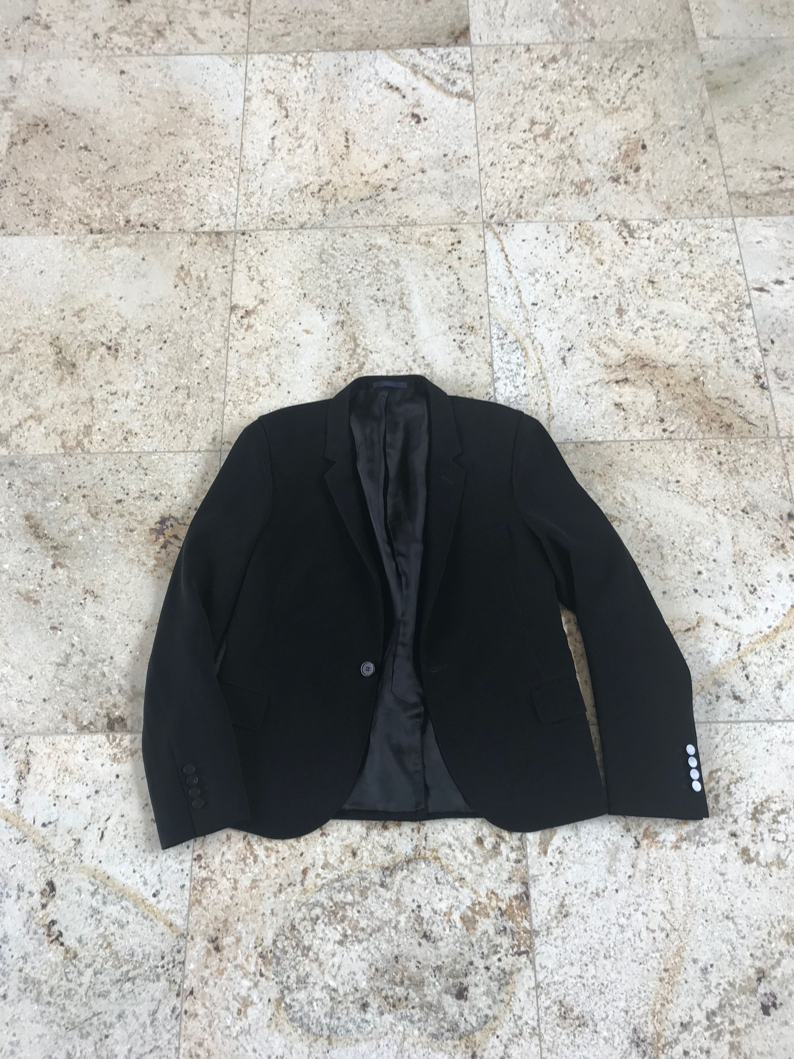 Lanvin Matte Black Runway Racer Blazer Size US M / EU 48-50 / 2 - 1 Thumbnail
