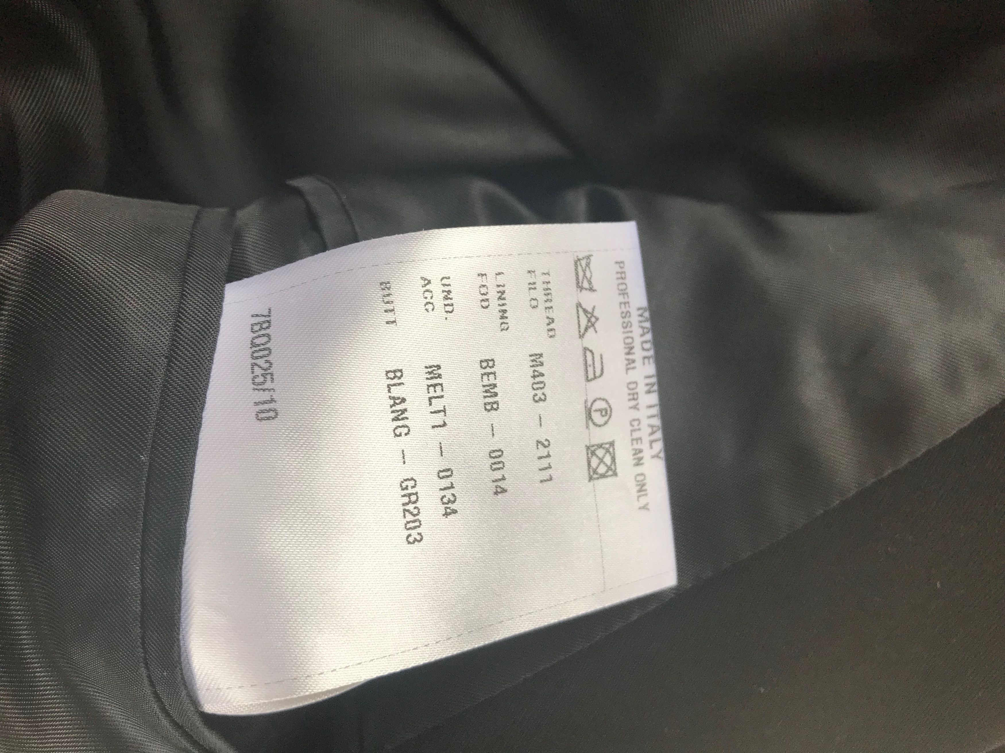 Lanvin Matte Black Runway Racer Blazer Size US M / EU 48-50 / 2 - 3 Thumbnail