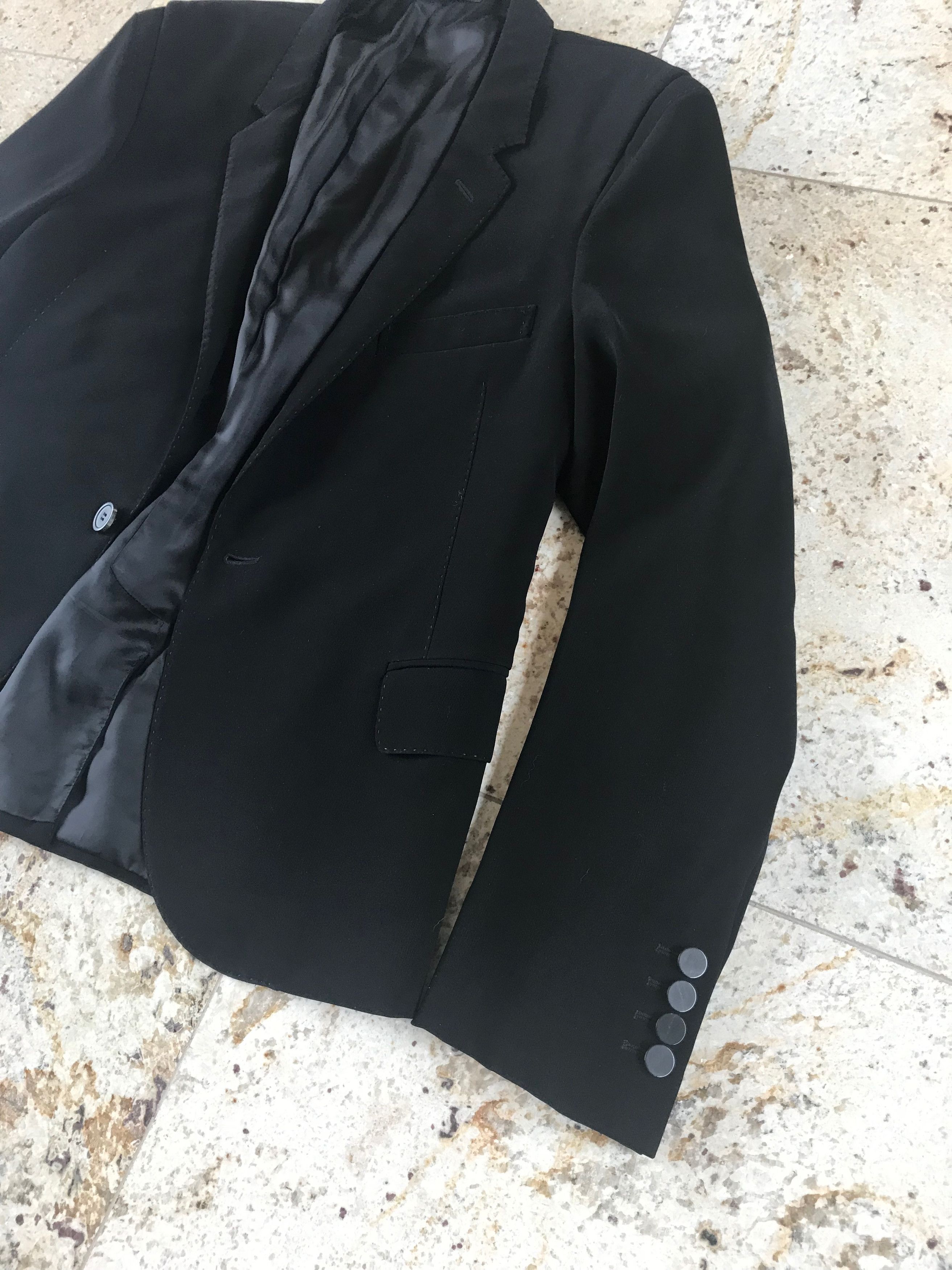 Lanvin Matte Black Runway Racer Blazer Size US M / EU 48-50 / 2 - 10 Thumbnail