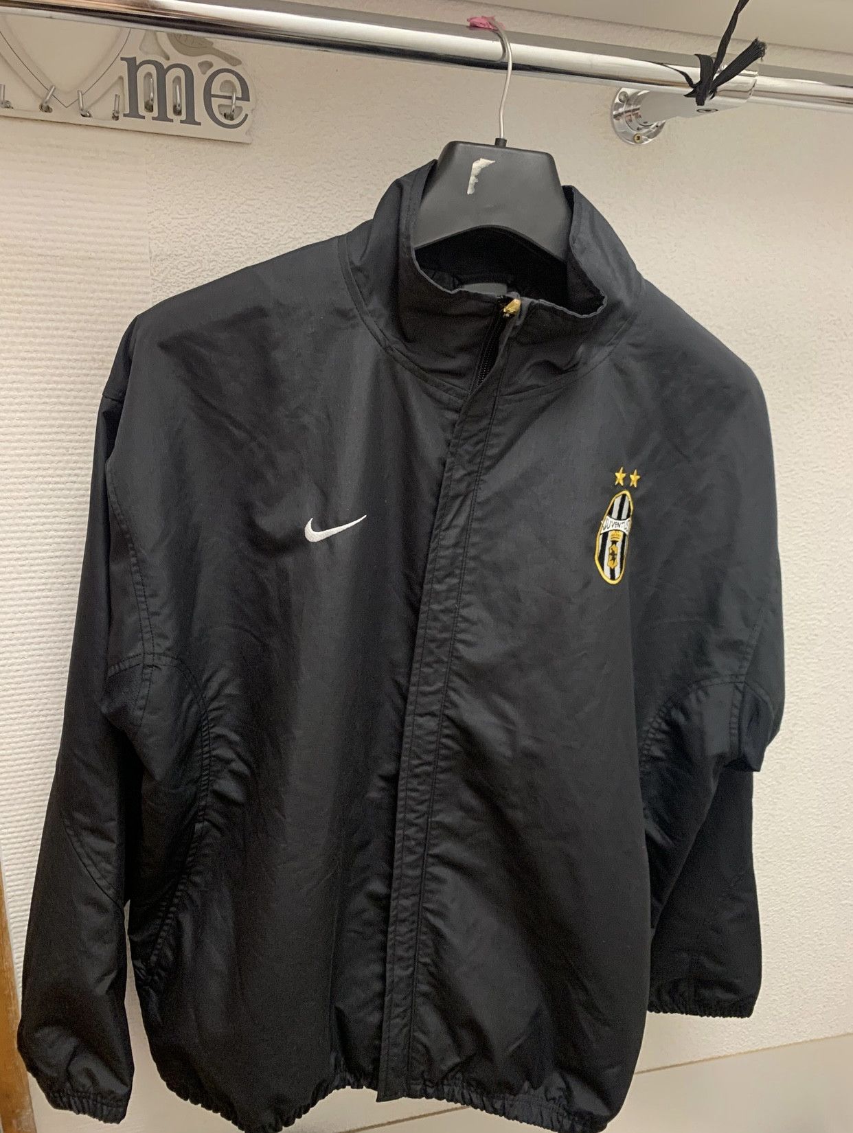 Vintage Nike Juventus Football Jacket Soccer Track Top Black