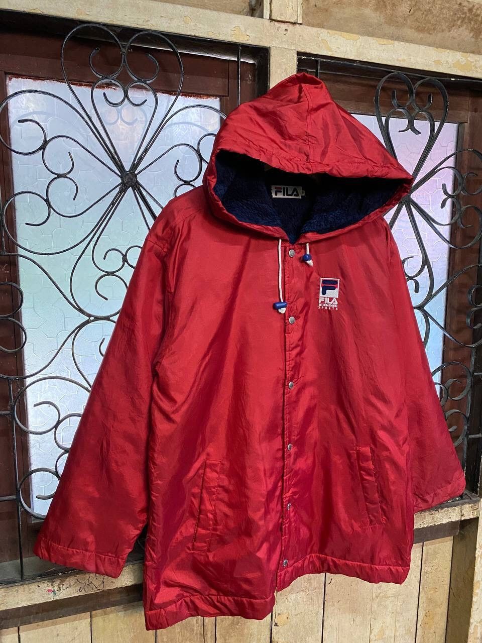 Fila FILA SPORTS SHERPA LINING LONG JACKET HOODED Size US S / EU 44-46 / 1 - 4 Thumbnail