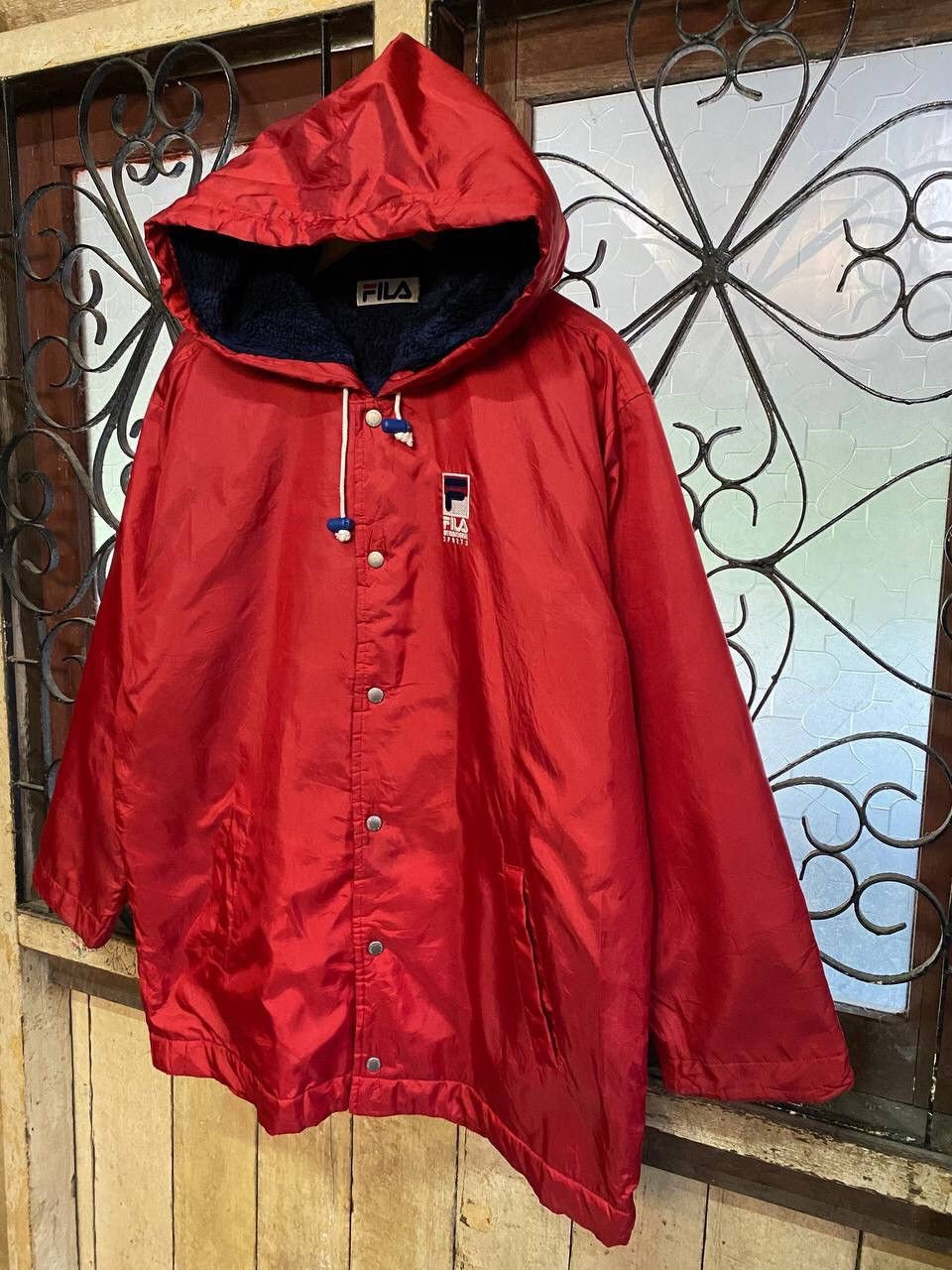 Fila FILA SPORTS SHERPA LINING LONG JACKET HOODED Size US S / EU 44-46 / 1 - 5 Thumbnail