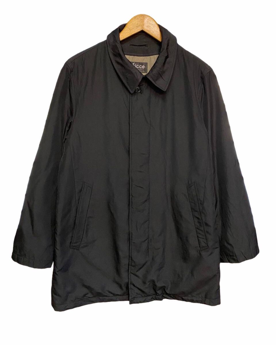 image of Avant Garde x Yoshiyuki Konishi Ficce Yonishuki Konishi Single Breasted Coat in Black (Size Medium)