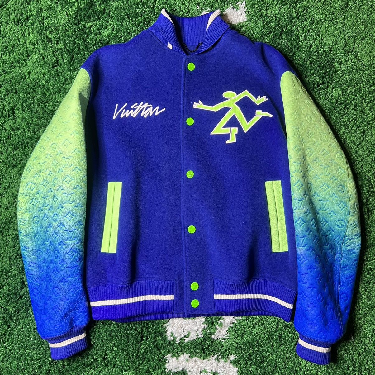 Louis Vuitton Mix Gradient Leather Bomber