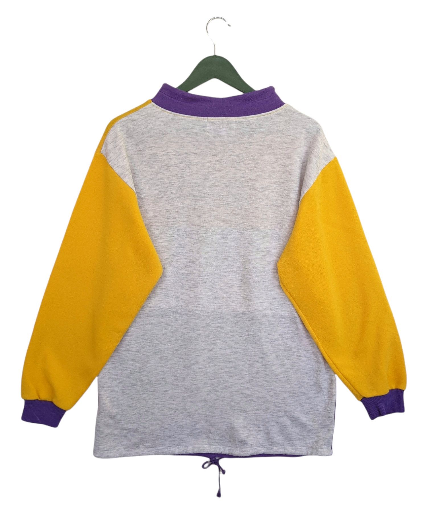 NBA Vintage L.A Lakers 3 Tones Colour Pullover Sweatshirt Size US M / EU 48-50 / 2 - 2 Thumbnail