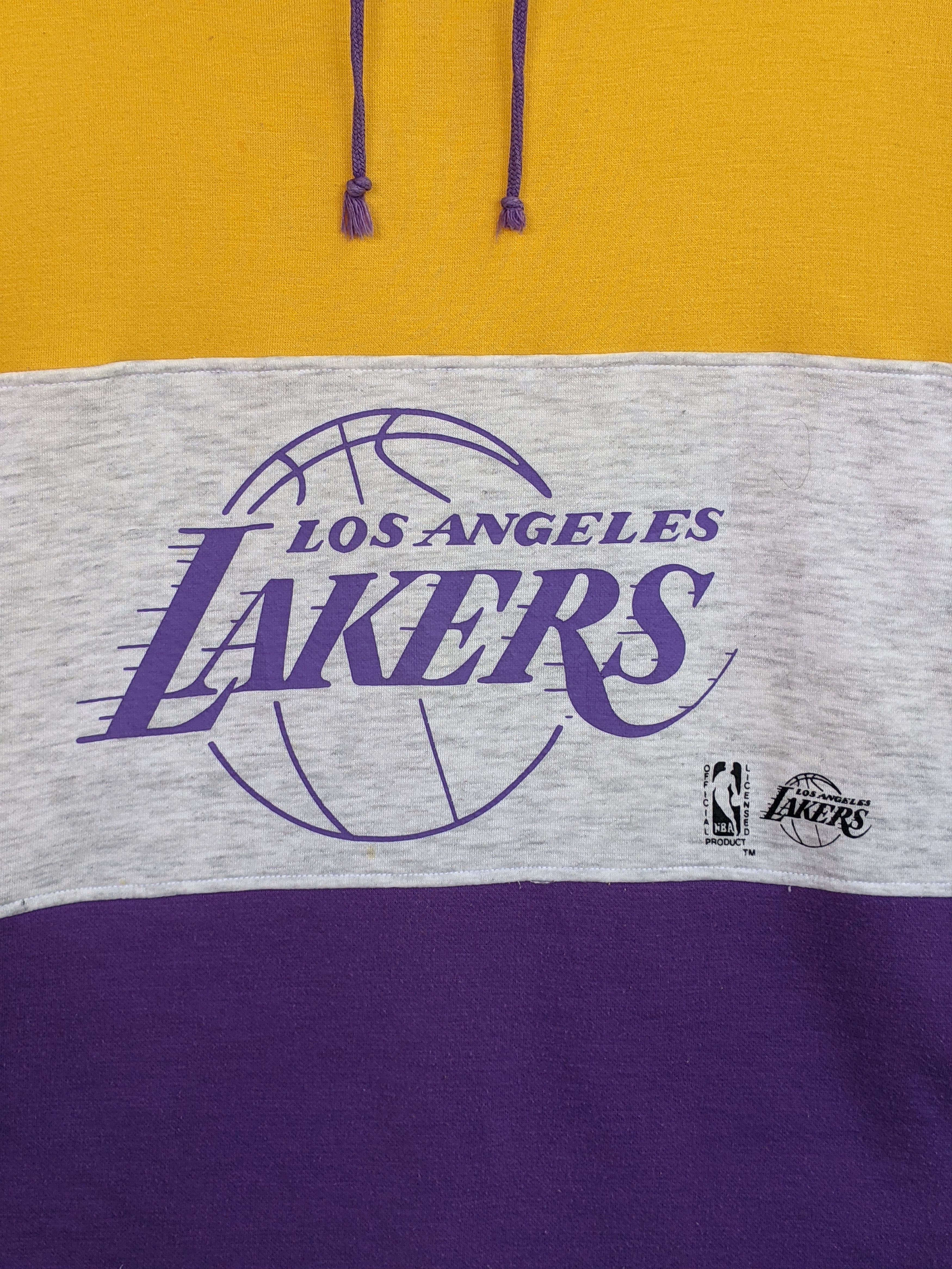 NBA Vintage L.A Lakers 3 Tones Colour Pullover Sweatshirt Size US M / EU 48-50 / 2 - 5 Thumbnail