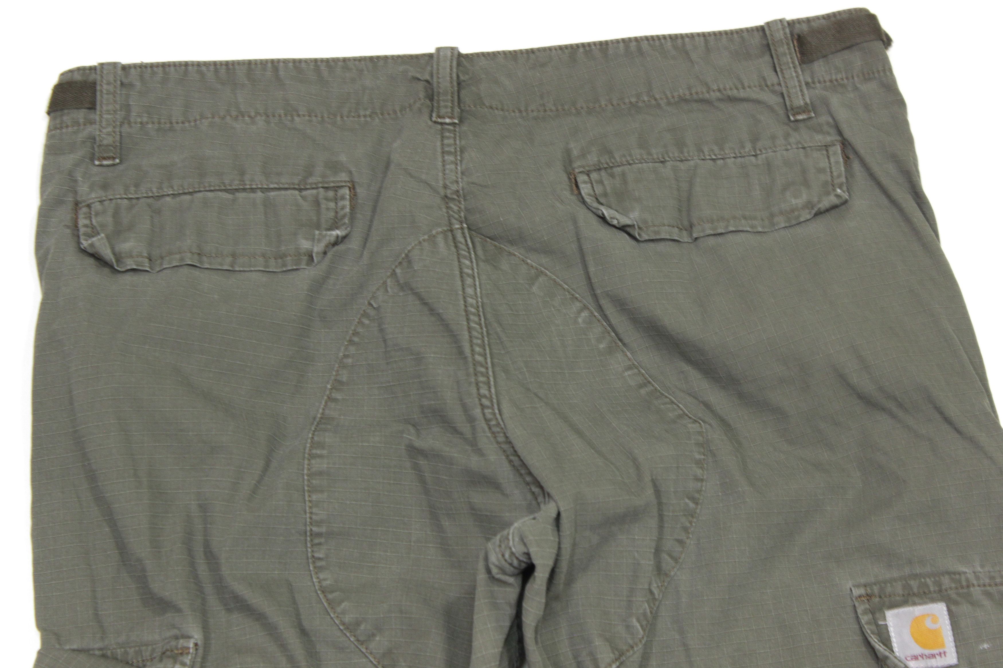 Carhartt Logo Aviation Cargo Pants Distressed Size US 34 / EU 50 - 4 Thumbnail