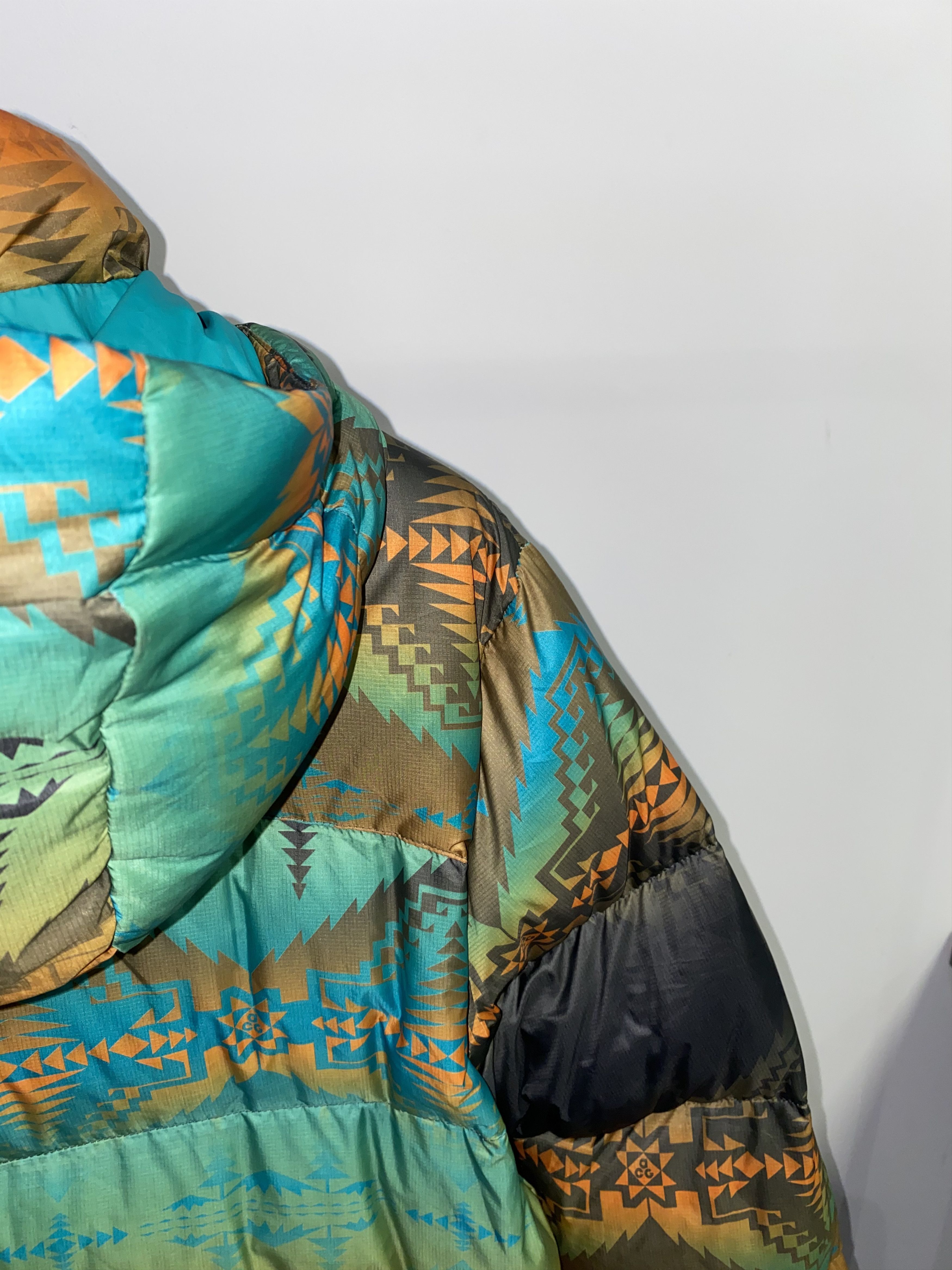 Nike ACG Nike ACG X Pendleton White Goose Down Puffer Jacket Size US S / EU 44-46 / 1 - 8 Thumbnail