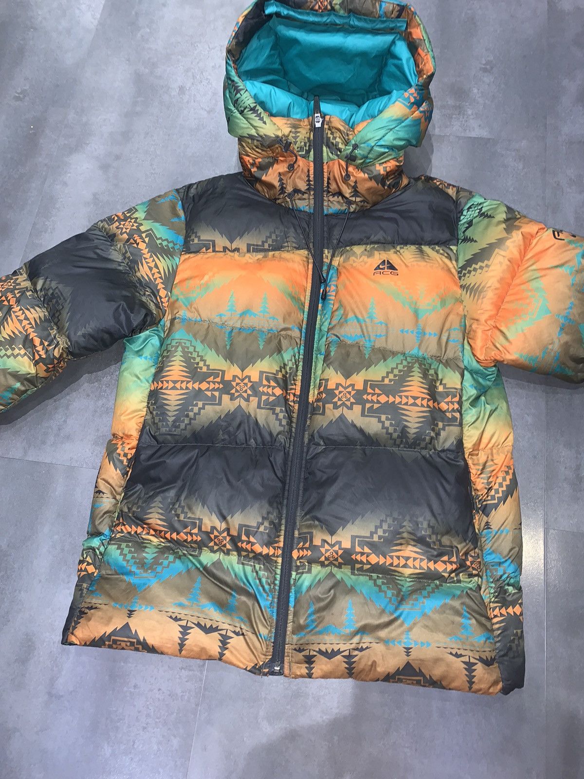 Nike ACG Nike ACG X Pendleton White Goose Down Puffer Jacket Size US S / EU 44-46 / 1 - 10 Thumbnail