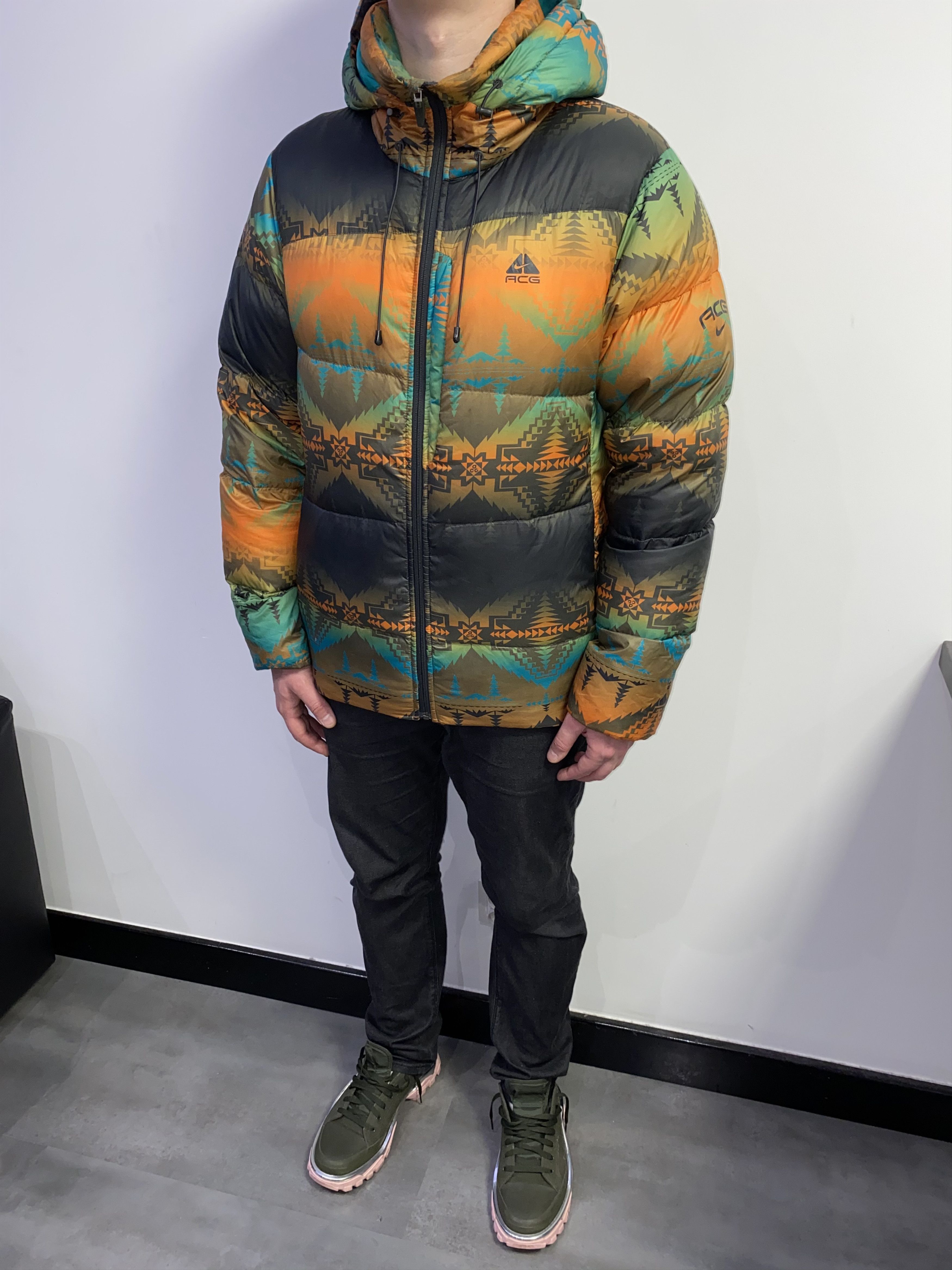 Nike ACG Nike ACG X Pendleton White Goose Down Puffer Jacket Size US S / EU 44-46 / 1 - 2 Thumbnail