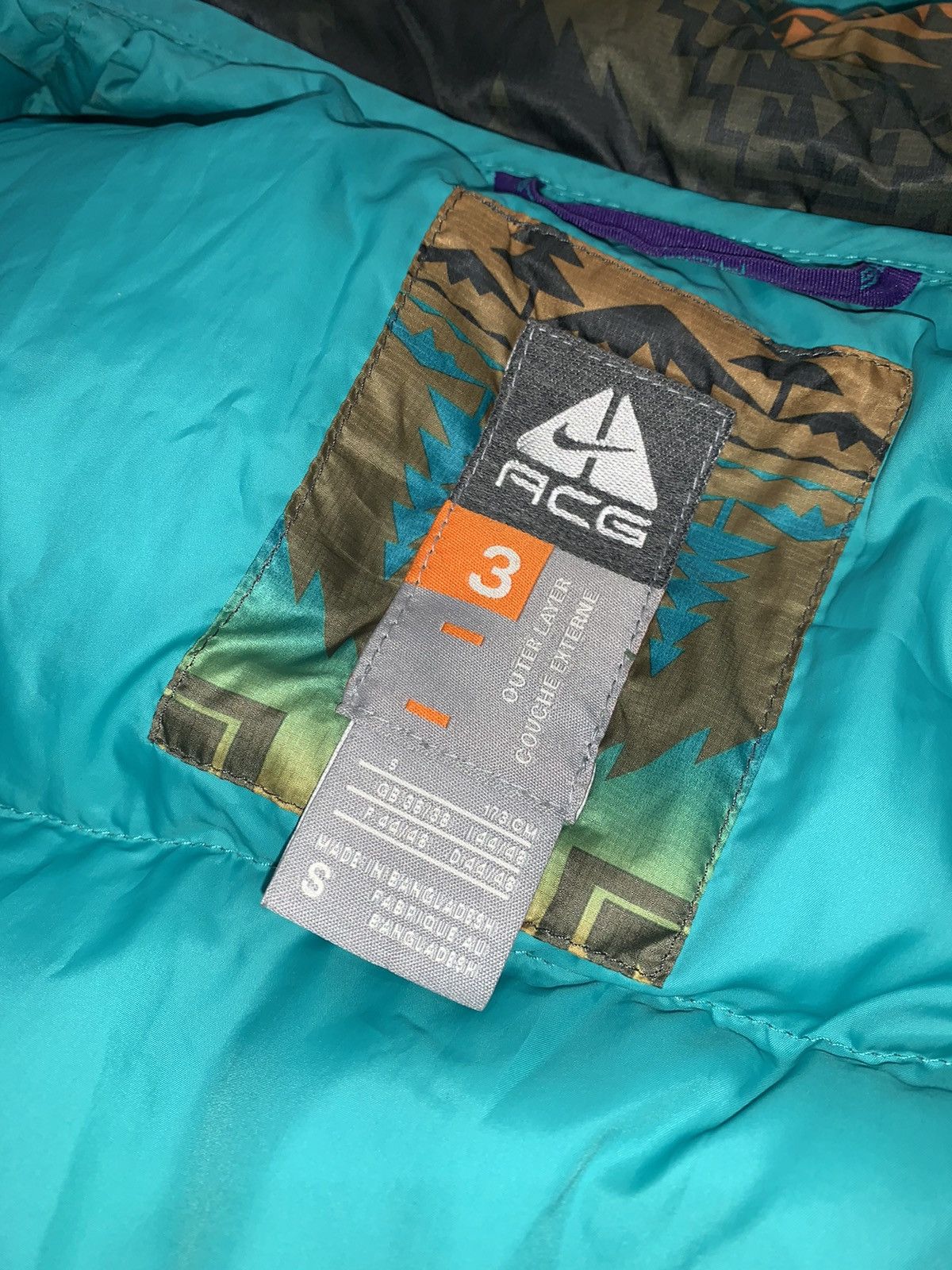 Nike ACG Nike ACG X Pendleton White Goose Down Puffer Jacket Size US S / EU 44-46 / 1 - 19 Thumbnail