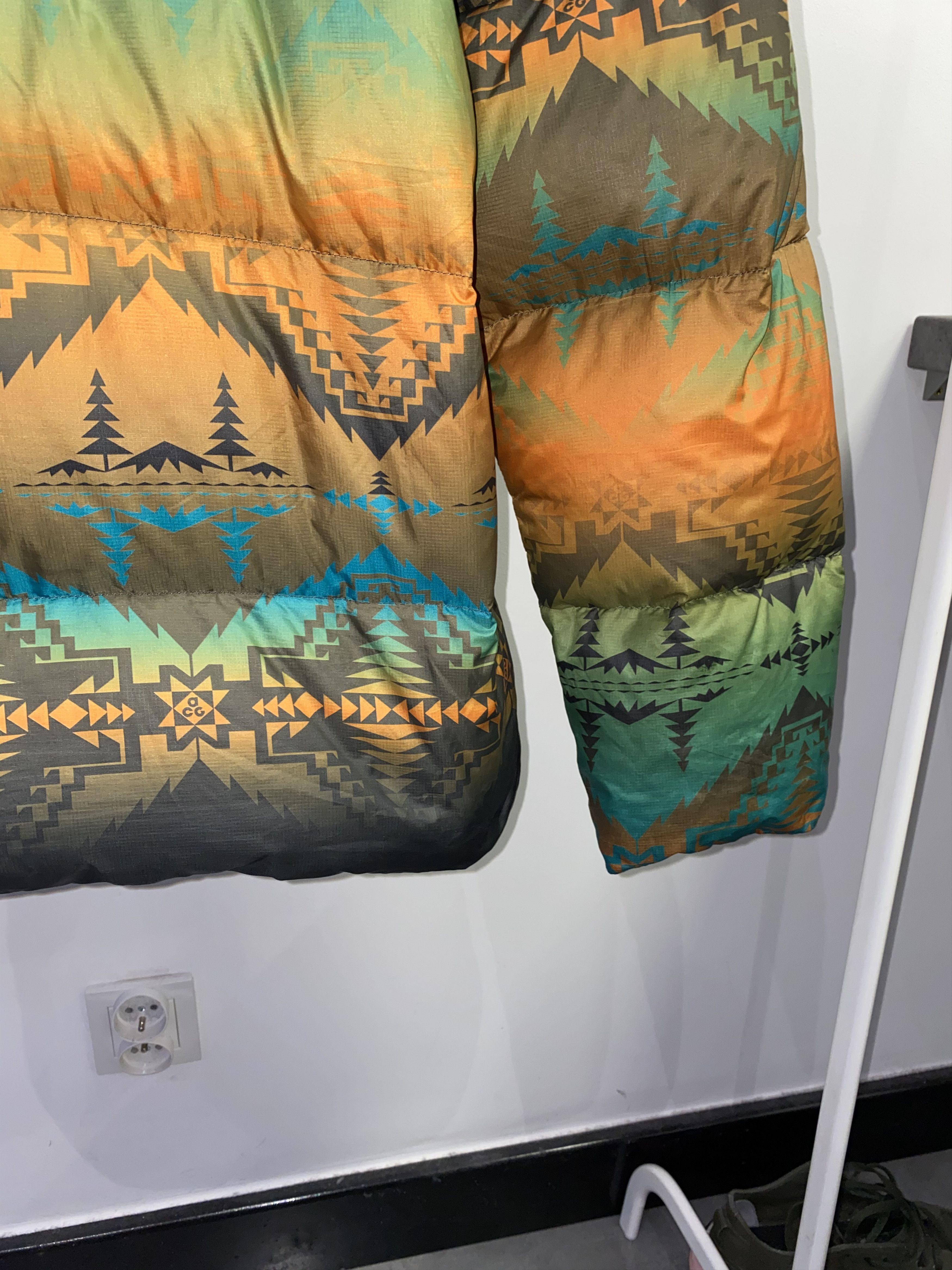 Nike ACG Nike ACG X Pendleton White Goose Down Puffer Jacket Size US S / EU 44-46 / 1 - 9 Thumbnail
