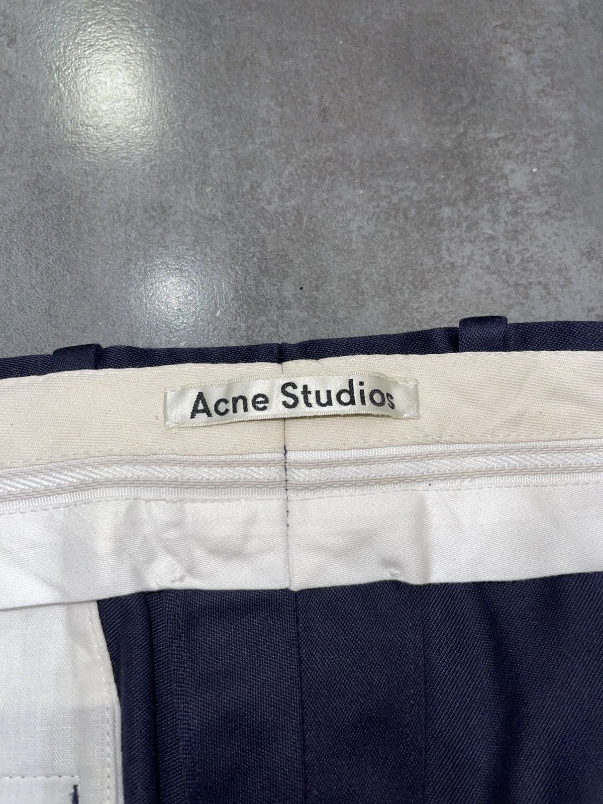Acne Studios DS! Acne Studios Cone Cotton Dark Navy Casual Pants Size US 36 / EU 52 - 11 Thumbnail