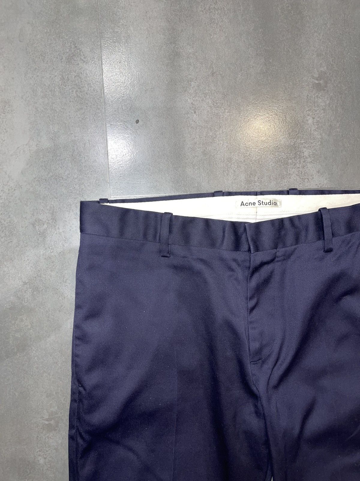 Acne Studios DS! Acne Studios Cone Cotton Dark Navy Casual Pants Size US 36 / EU 52 - 5 Thumbnail