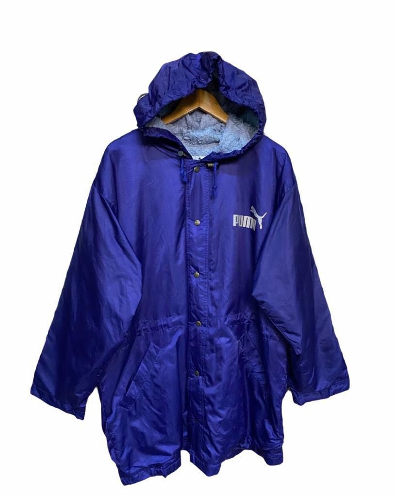Japanese Brand Vintage Puma Big Logo Long Coach Jacket Size US XL / EU 56 / 4 - 2 Thumbnail