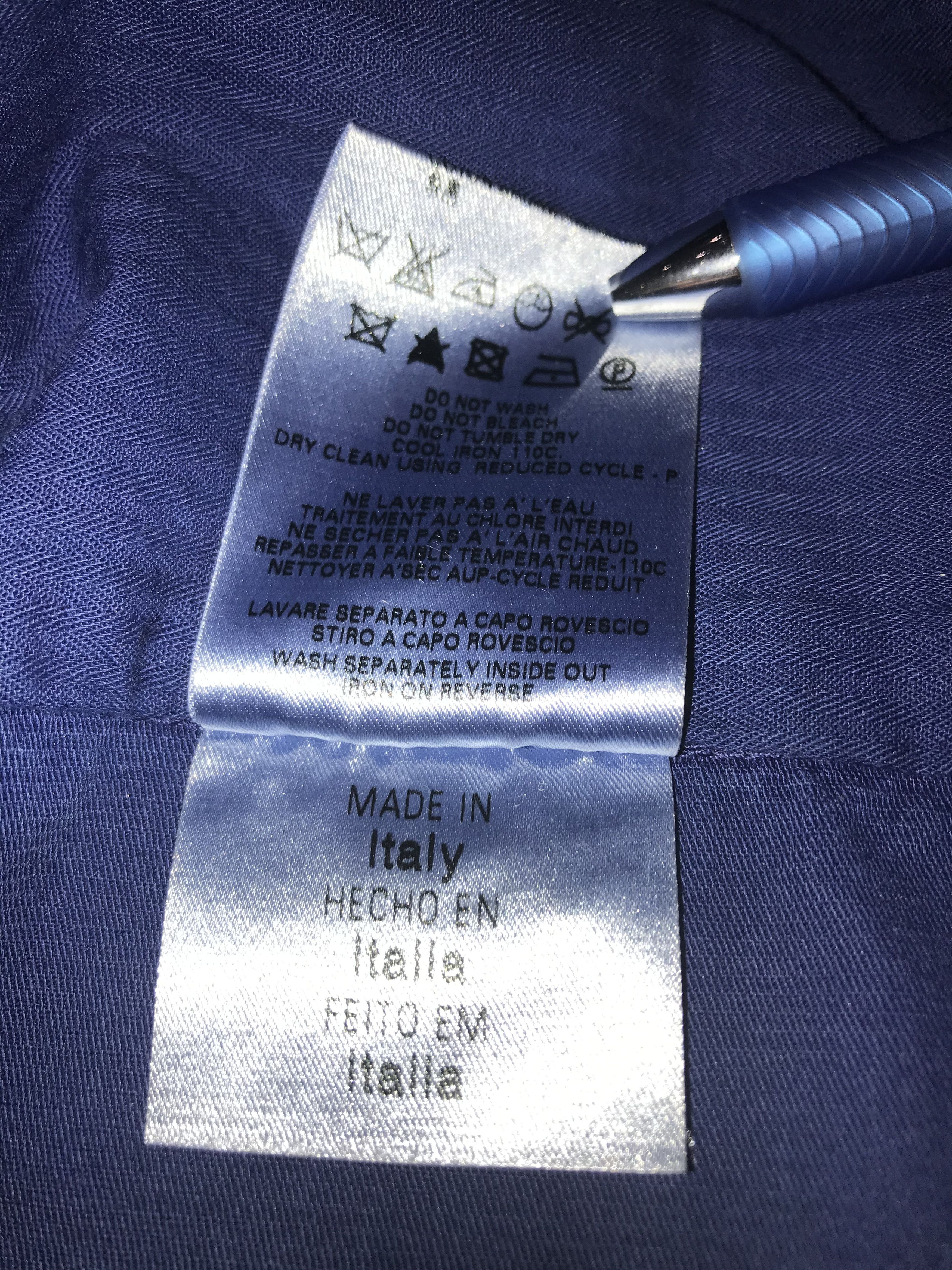 Alexander McQueen Alexander McQueen Blue Multi Pocket Light Cargo Jacket Size US L / EU 52-54 / 3 - 11 Thumbnail