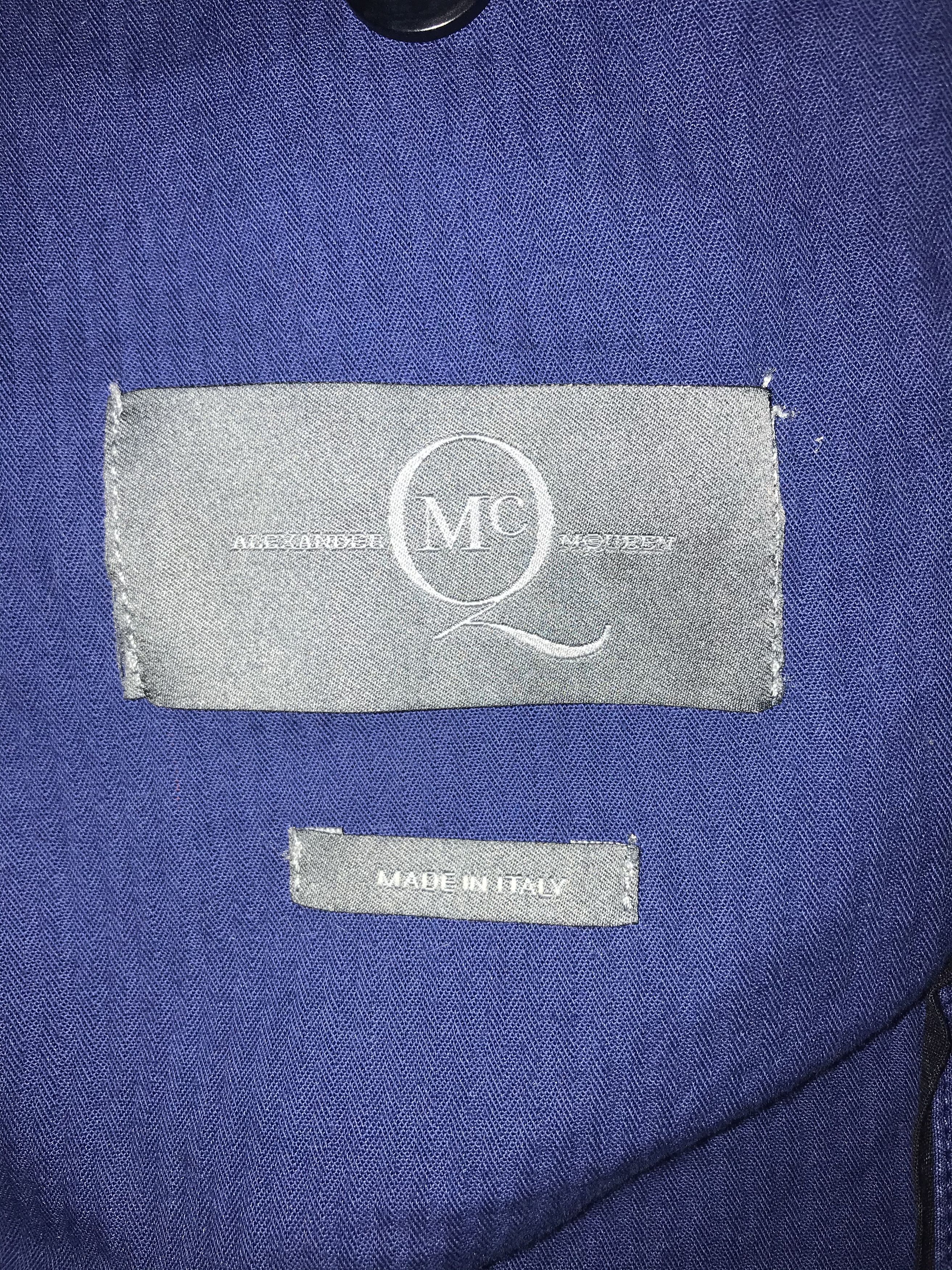 Alexander McQueen Alexander McQueen Blue Multi Pocket Light Cargo Jacket Size US L / EU 52-54 / 3 - 9 Thumbnail