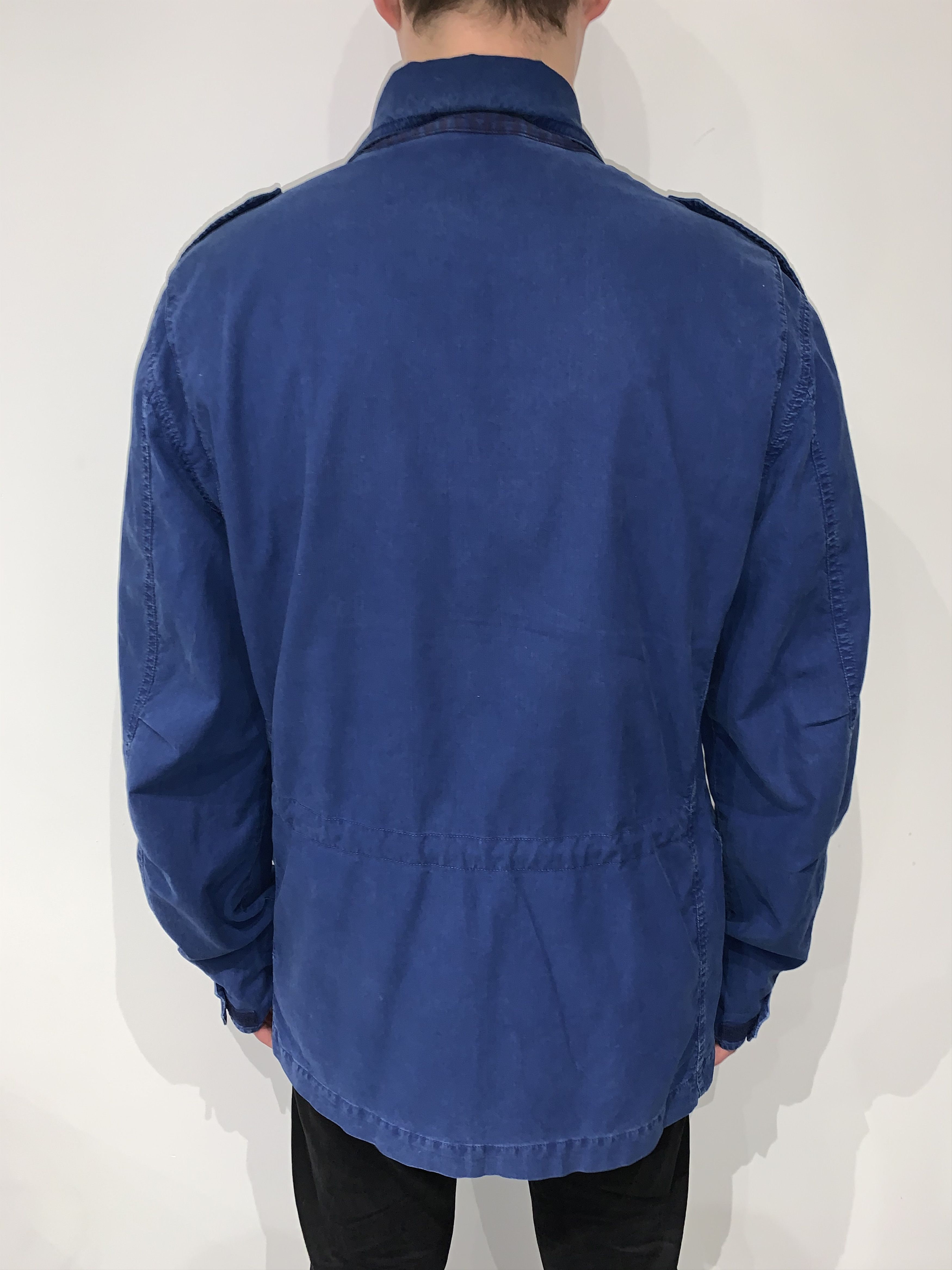 Alexander McQueen Alexander McQueen Blue Multi Pocket Light Cargo Jacket Size US L / EU 52-54 / 3 - 6 Thumbnail