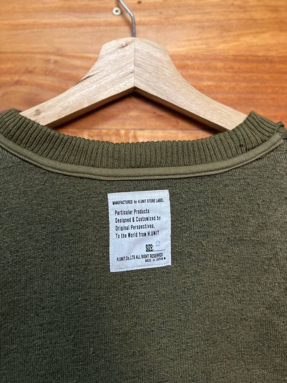 Japanese Brand STEALS🔥H.UNIT STORE LABEL FLEECE JACKET MADE IN JAPAN Size US L / EU 52-54 / 3 - 12 Thumbnail