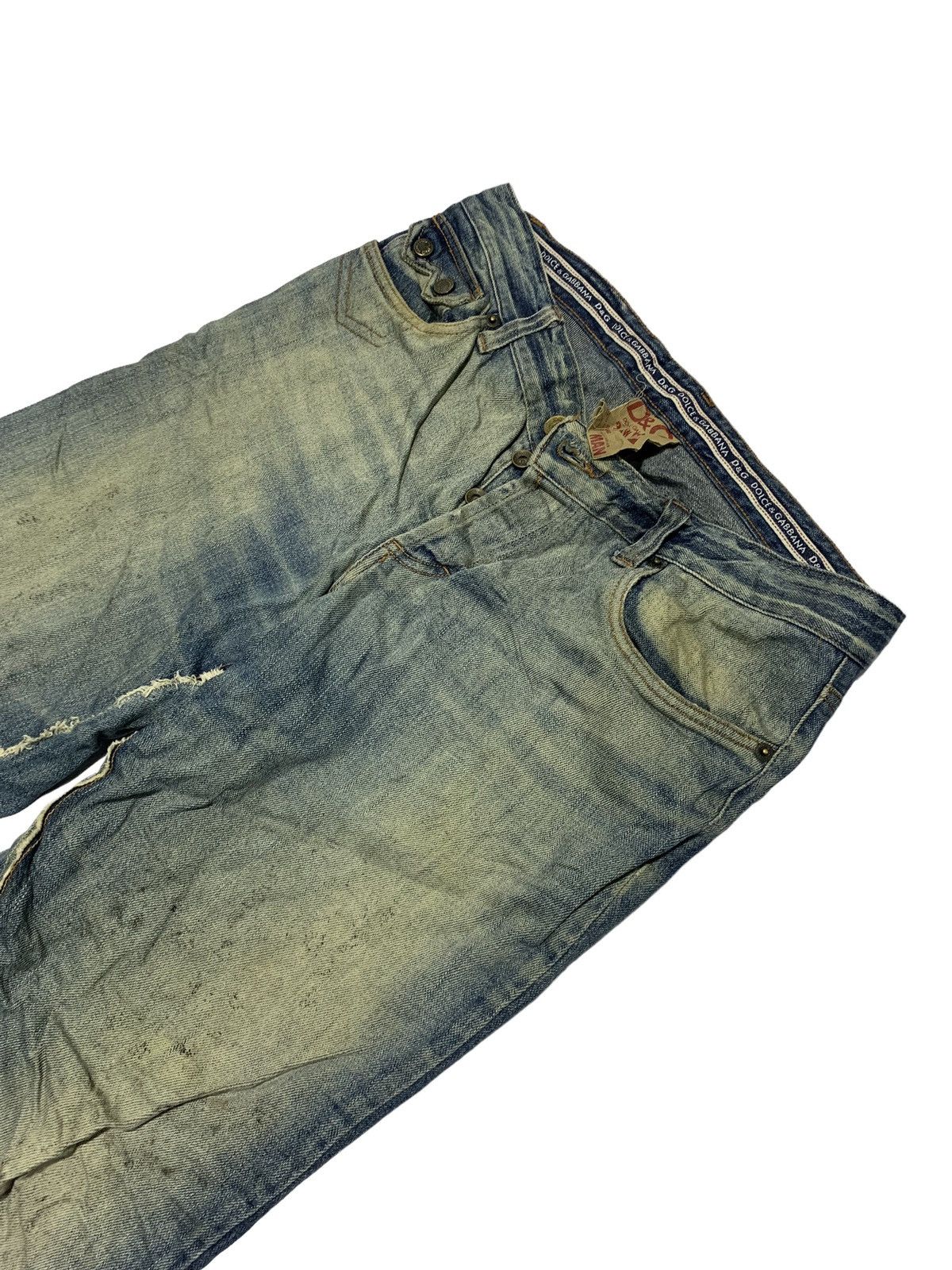 Dolce & Gabbana 🔥D&G MAN DISTRESSED DENIM W34 Size US 34 / EU 50 - 4 Thumbnail
