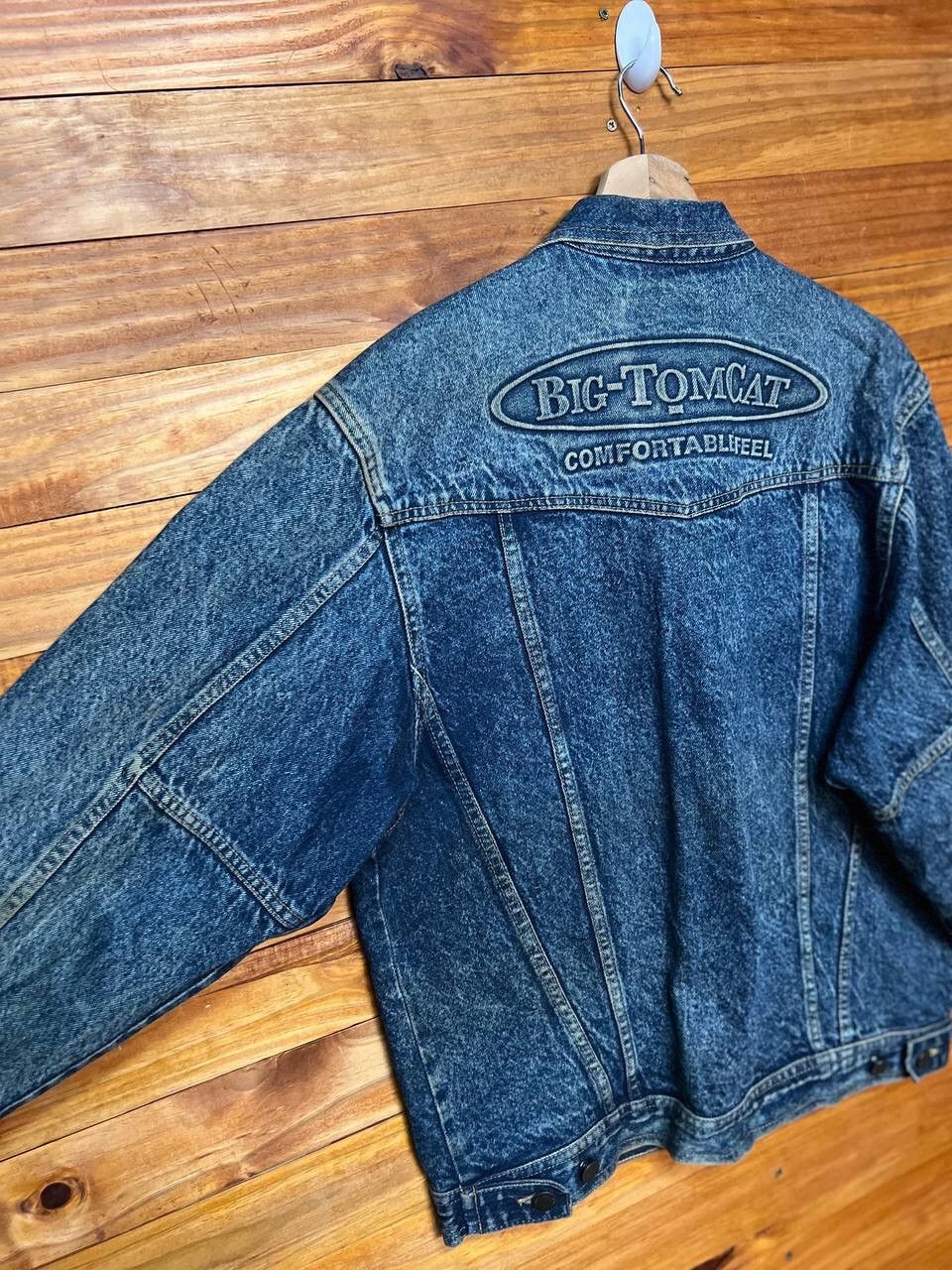 Vintage VINTAGE TOM CAT DENIM TRUCKER JACKET Size US M / EU 48-50 / 2 - 9 Thumbnail