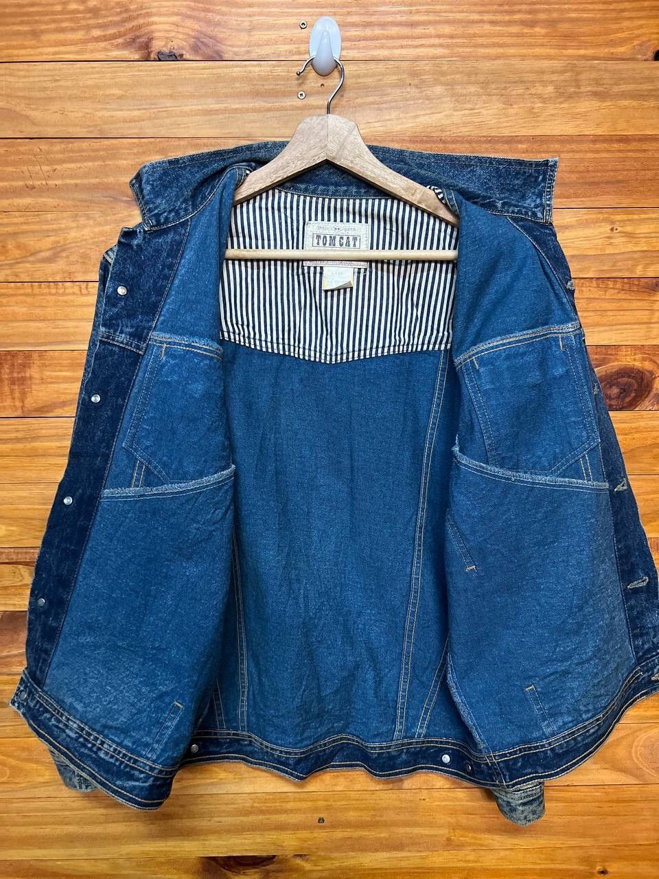 Vintage VINTAGE TOM CAT DENIM TRUCKER JACKET Size US M / EU 48-50 / 2 - 11 Thumbnail