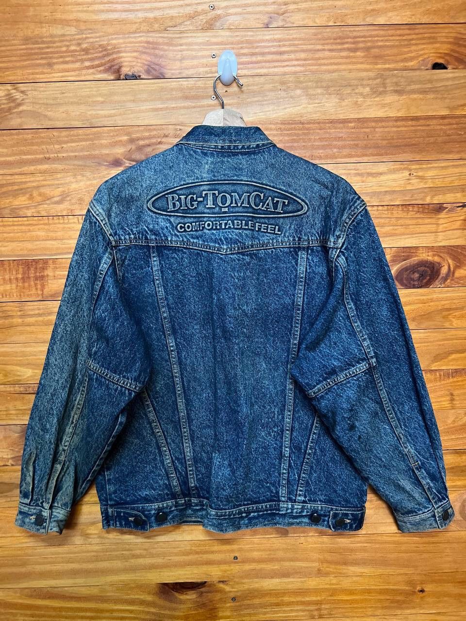 Vintage VINTAGE TOM CAT DENIM TRUCKER JACKET Size US M / EU 48-50 / 2 - 8 Thumbnail