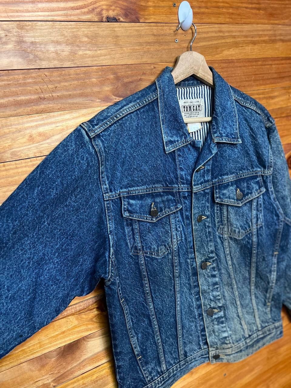 Vintage VINTAGE TOM CAT DENIM TRUCKER JACKET Size US M / EU 48-50 / 2 - 4 Thumbnail