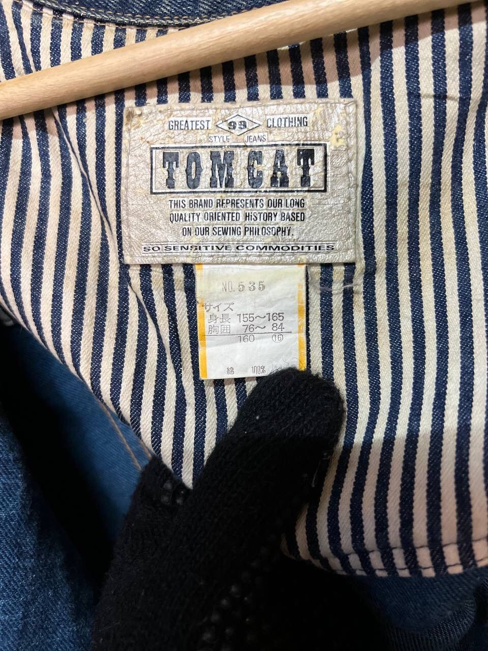Vintage VINTAGE TOM CAT DENIM TRUCKER JACKET Size US M / EU 48-50 / 2 - 12 Thumbnail