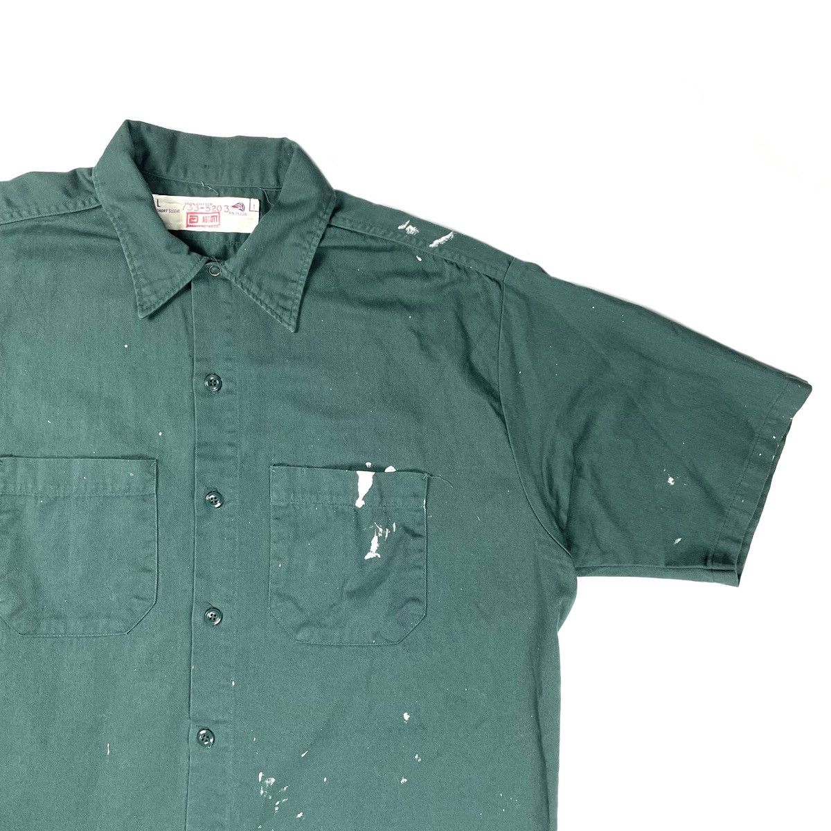 Vintage VINTAGE 60'S MECHANIC WORK SHIRT Size US L / EU 52-54 / 3 - 4 Thumbnail