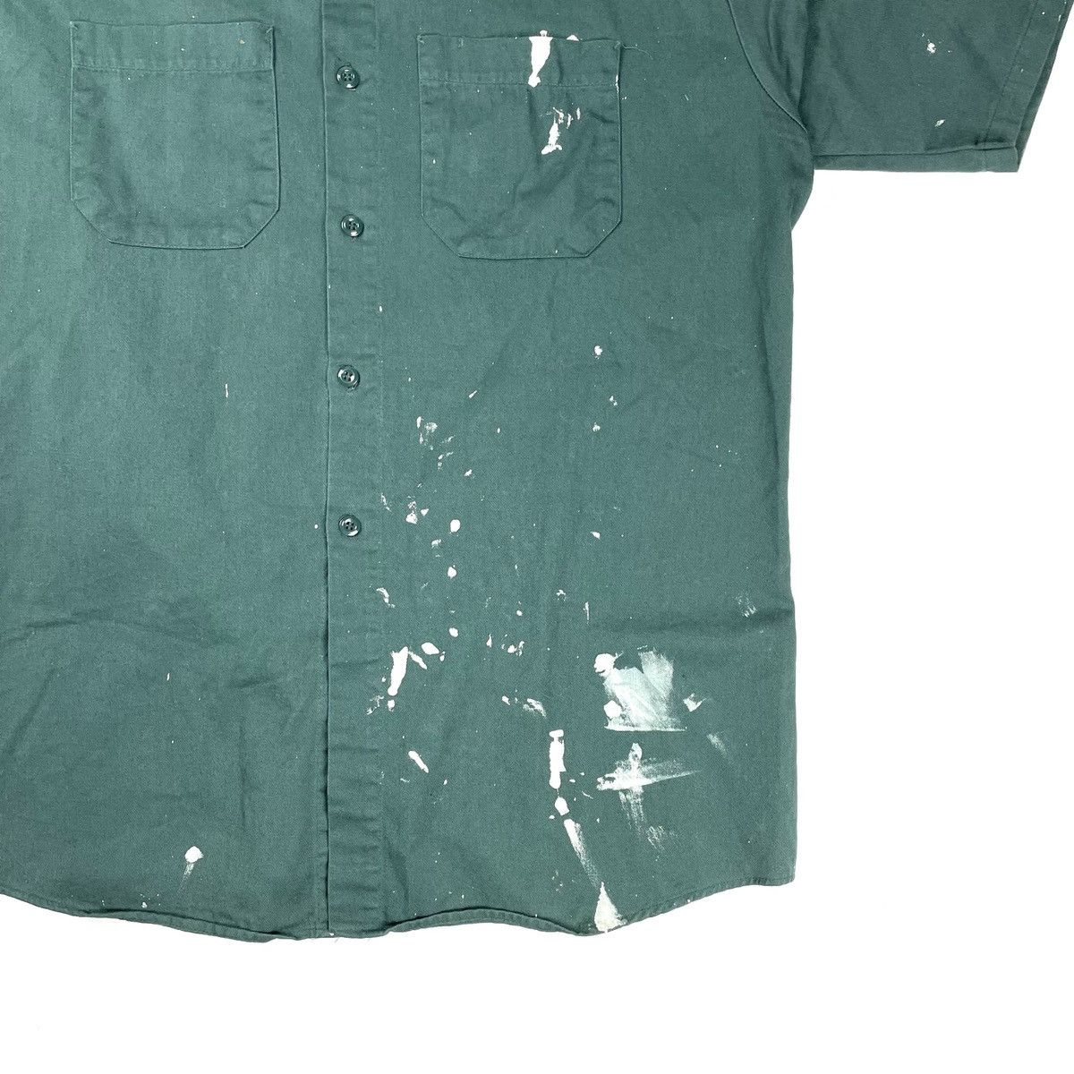 Vintage VINTAGE 60'S MECHANIC WORK SHIRT Size US L / EU 52-54 / 3 - 3 Thumbnail