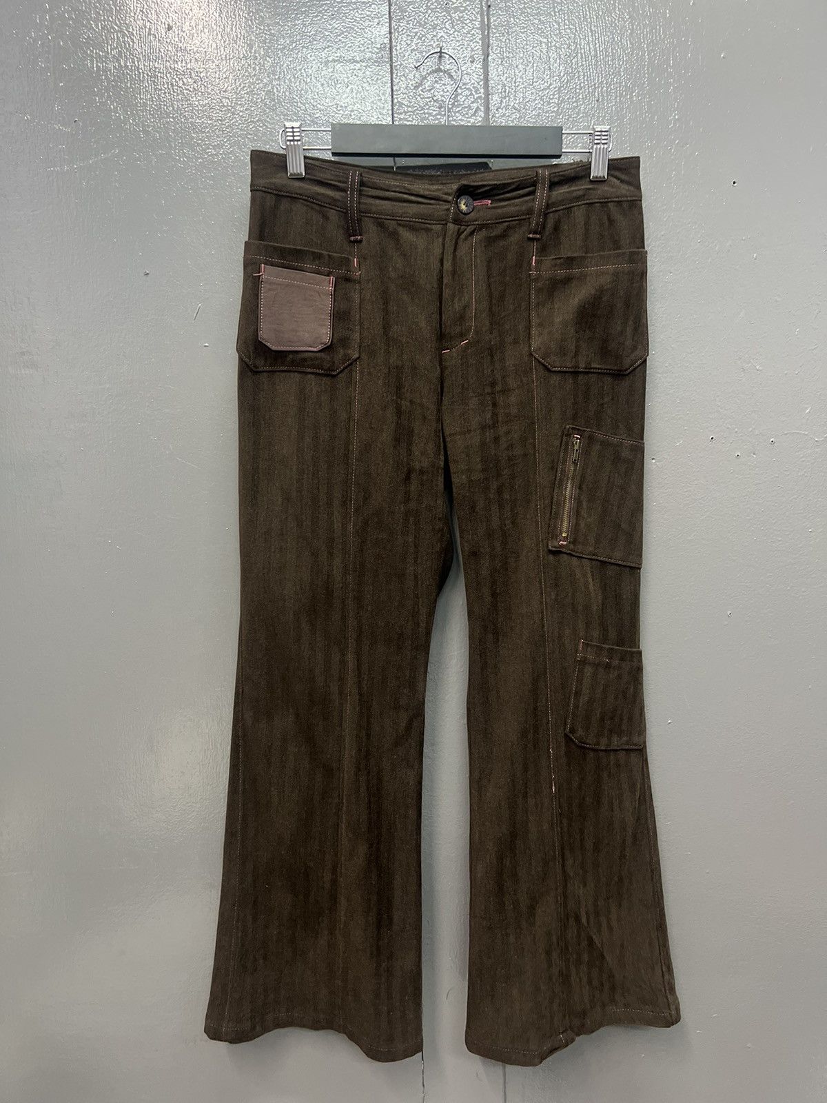 image of Point Multipocket Pants Size 30 in Brown, Men's