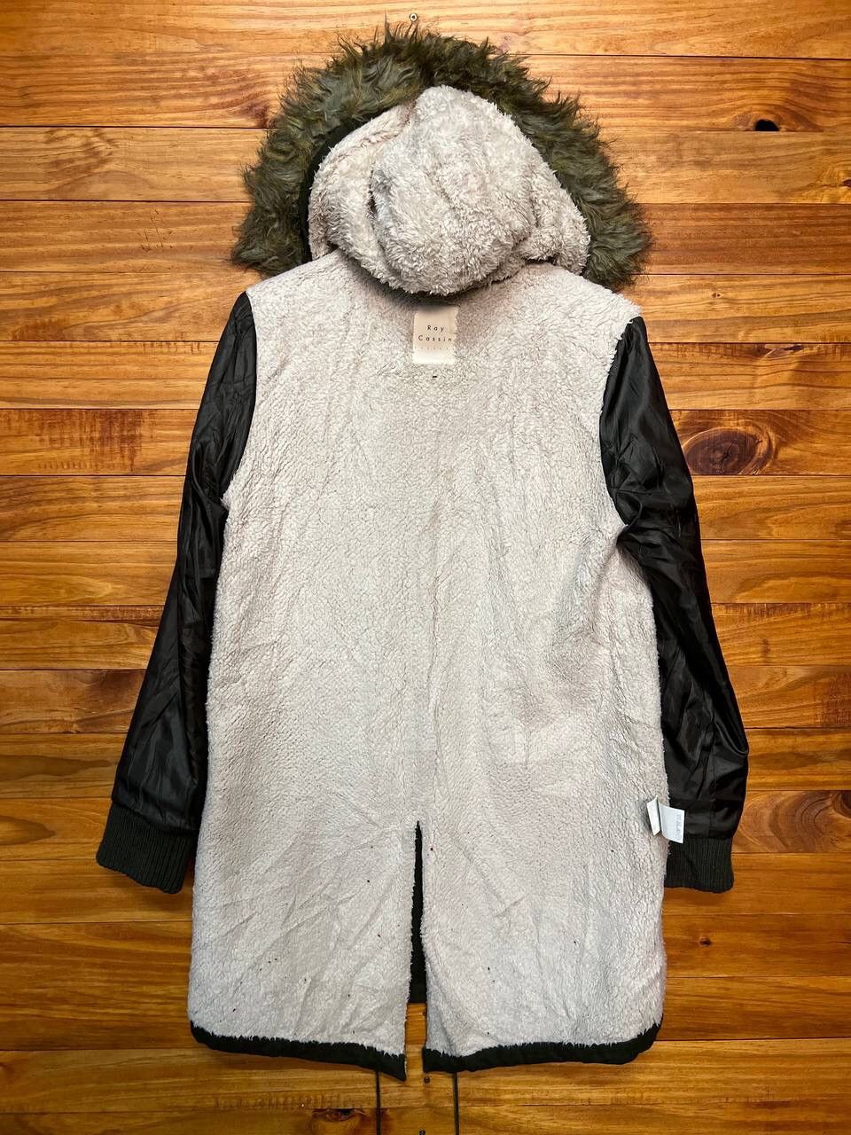 Japanese Brand RAY CASSIN HOODIE WOOL FLEECE LINED PARKA Size US S / EU 44-46 / 1 - 18 Thumbnail
