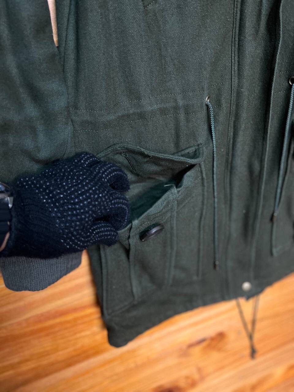 Japanese Brand RAY CASSIN HOODIE WOOL FLEECE LINED PARKA Size US S / EU 44-46 / 1 - 5 Thumbnail